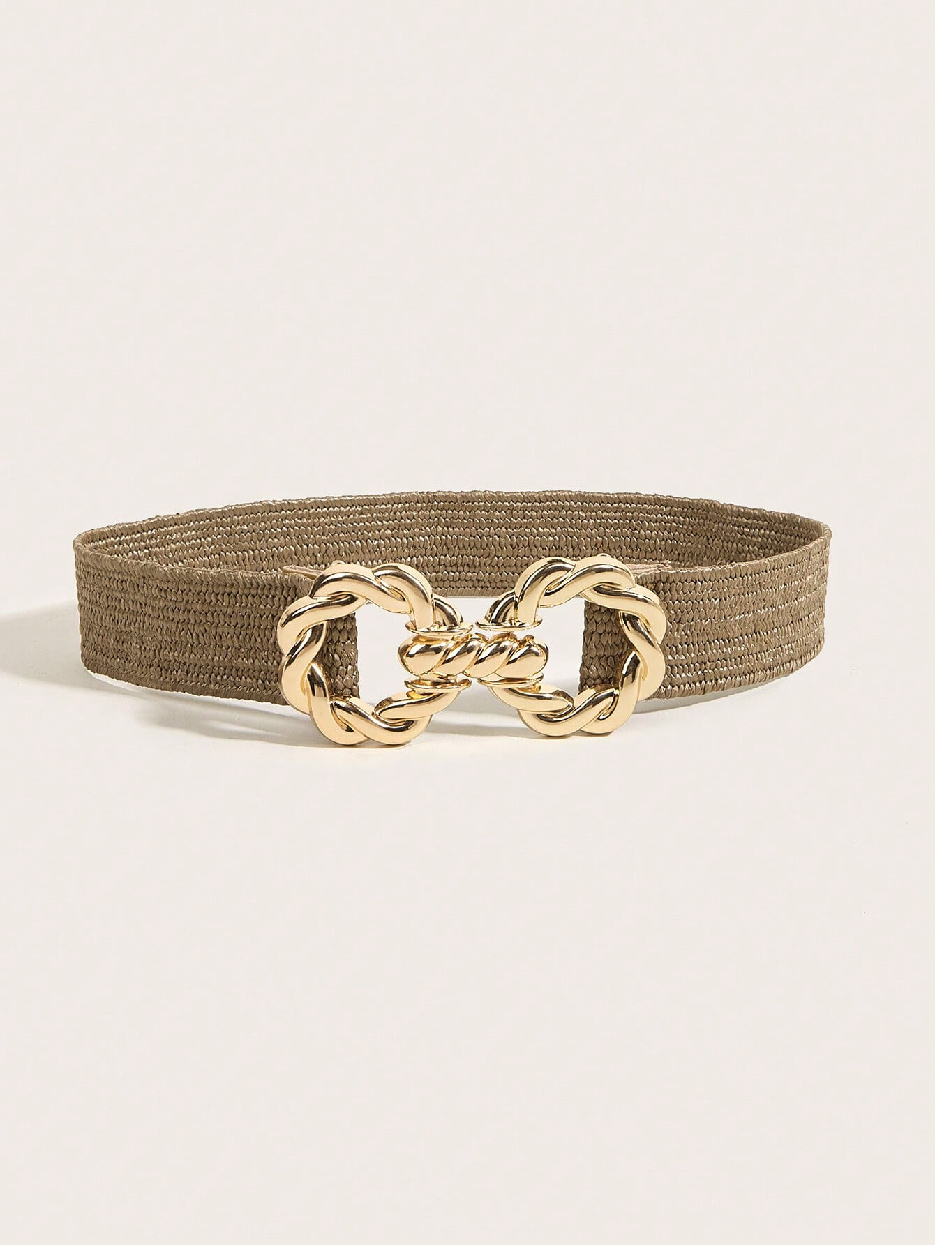 Grossiste Sandy Paris - Ceinture élastique raphia avec boucle