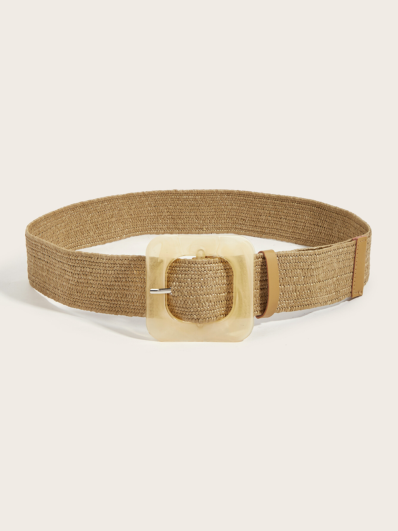 Grossiste Sandy Paris - Ceinture élastique raphia avec boucle rond
