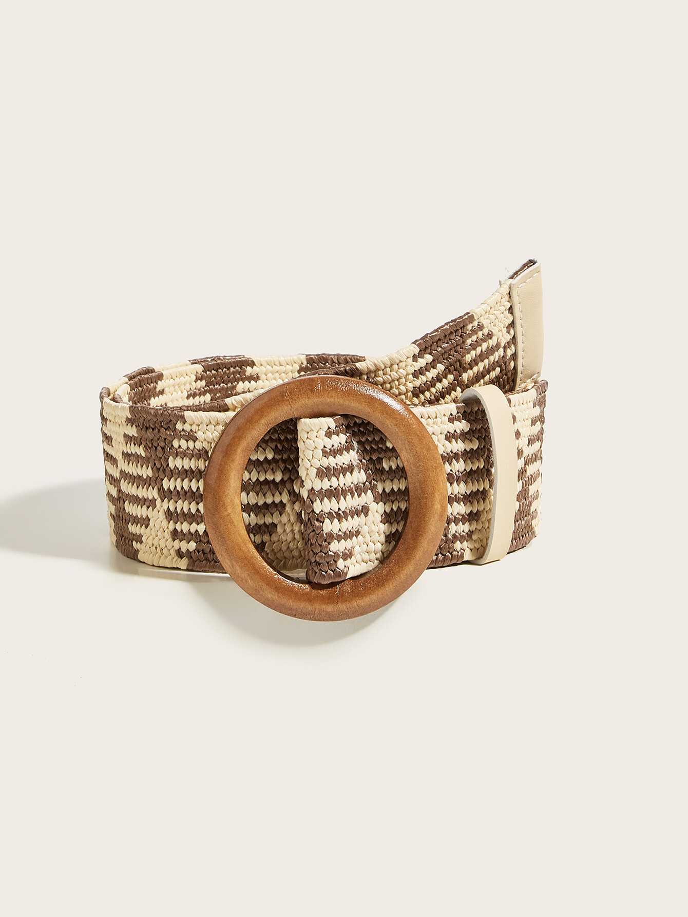 Grossiste Sandy Paris - Ceinture élastique raphia avec boucle rond