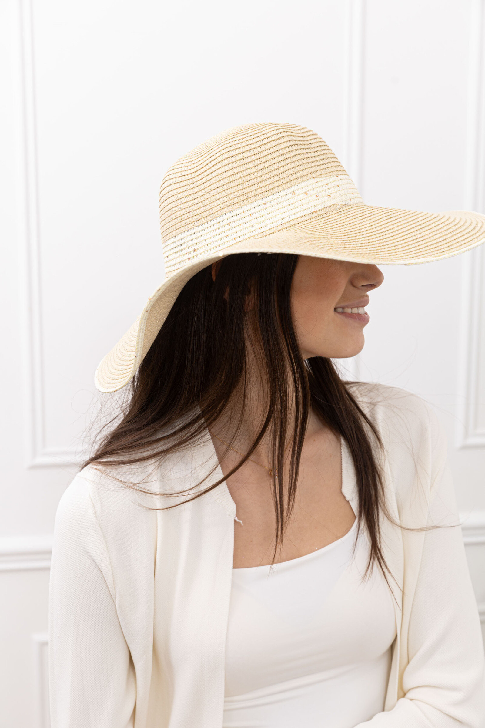 Grossiste Sandy Paris - Chapeau de paille visiere