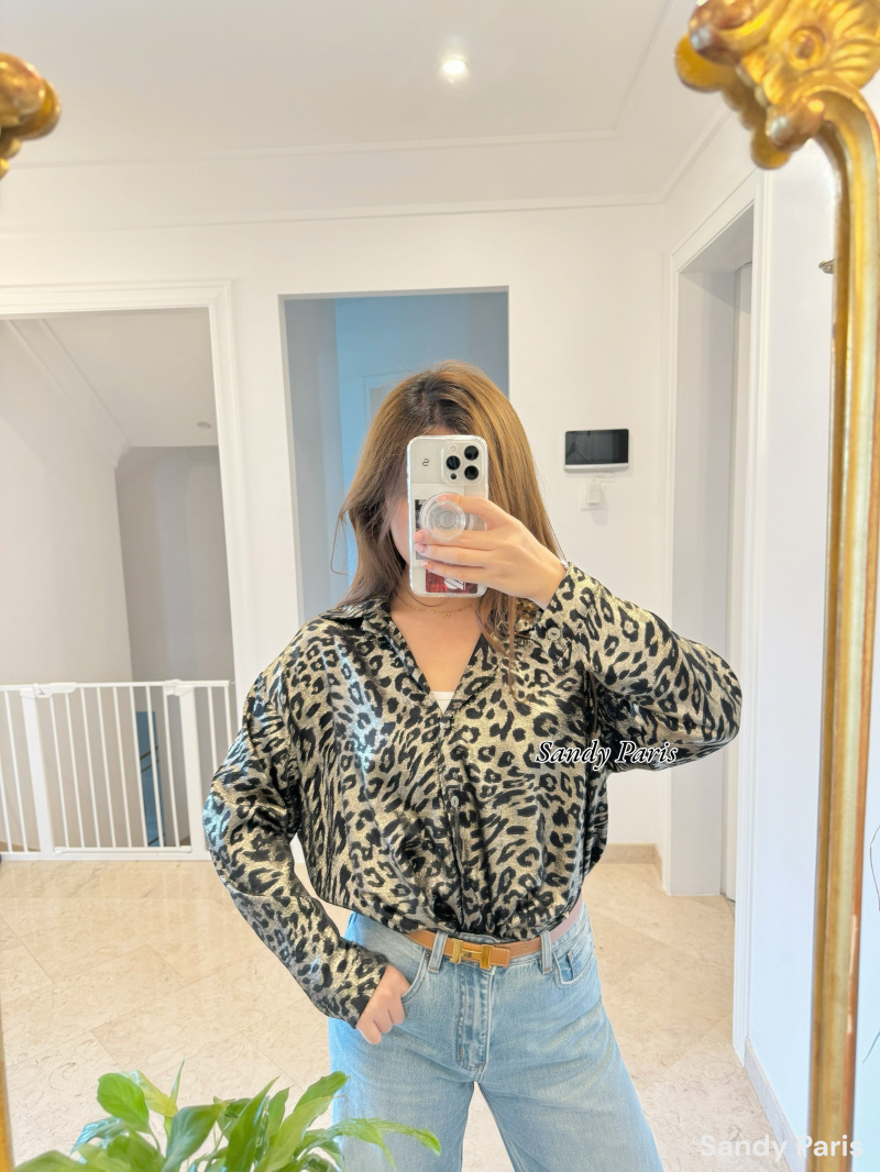 Grossiste Sandy Paris - Chemise imprimé léopard