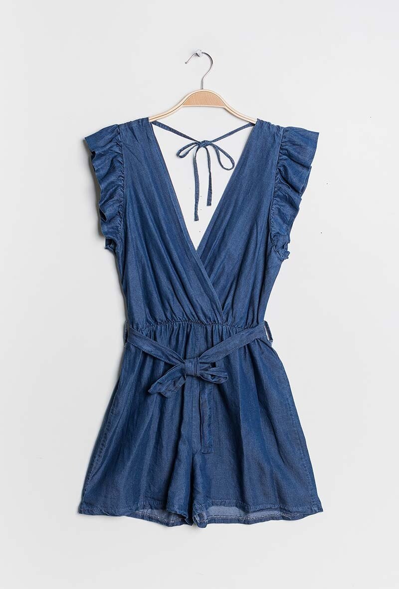 Wholesaler Sandy Paris - Lyocell Wrap playsuit