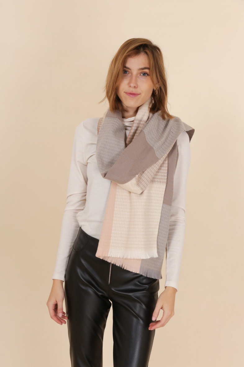 Wholesaler Sandy Paris - Scarf scarf printed with wool
