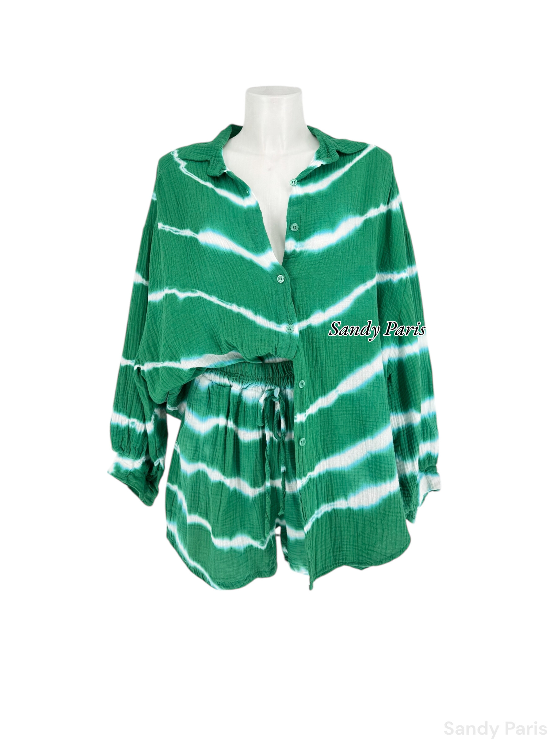 Großhändler Sandy Paris - Blick & Farbstoff -Baumwollset - Eleganz und Komfort
