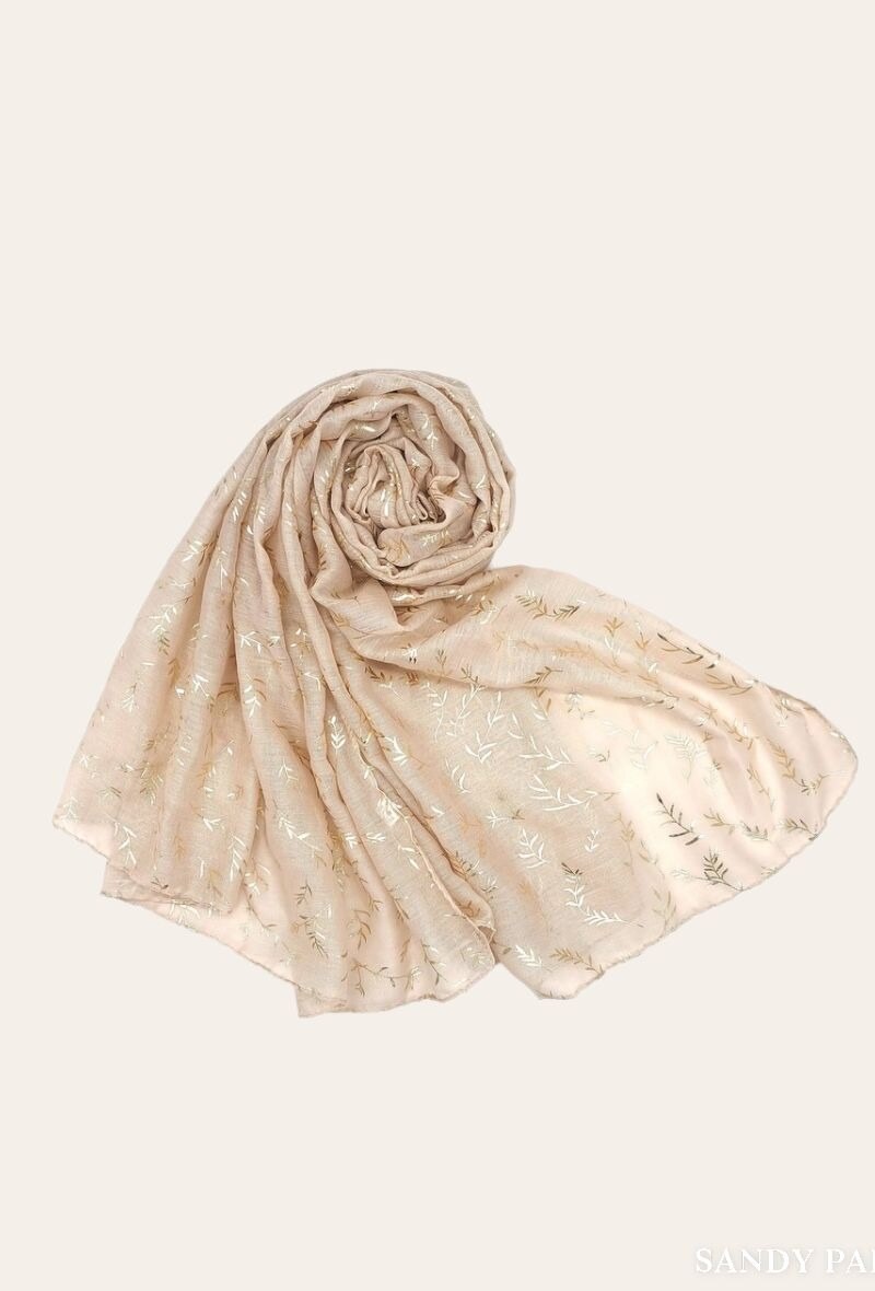 Wholesaler Sandy Paris - Shiny printed scarf with pattern
