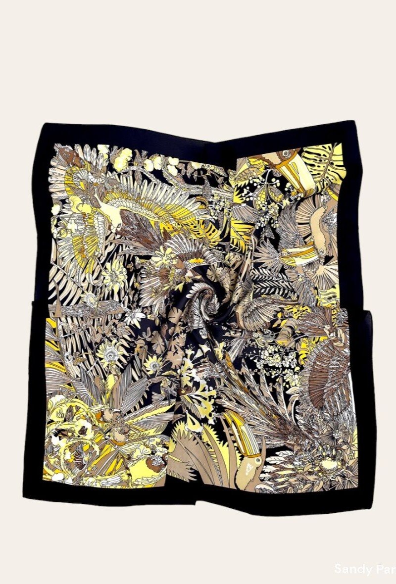 Wholesaler Sandy Paris - Small printed square