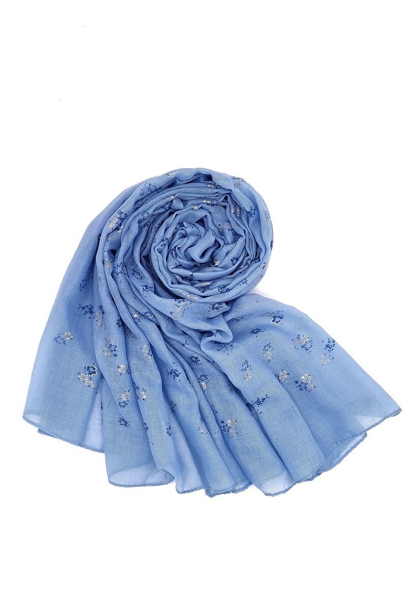 Wholesaler Sandy Paris - Shiny printed scarf with pattern
