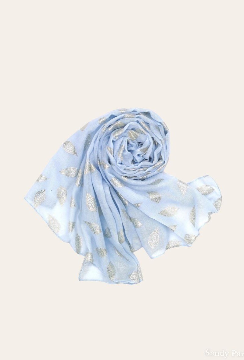 Wholesaler Sandy Paris - Shiny printed scarf with pattern