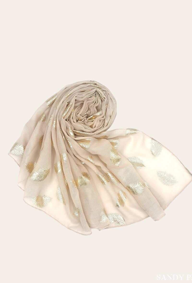 Wholesaler Sandy Paris - Shiny printed scarf with pattern