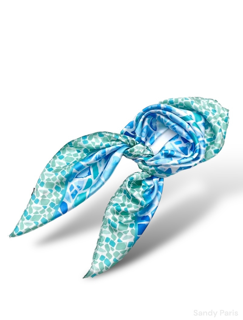 Wholesaler Sandy Paris - Small square printed scarf 70*70