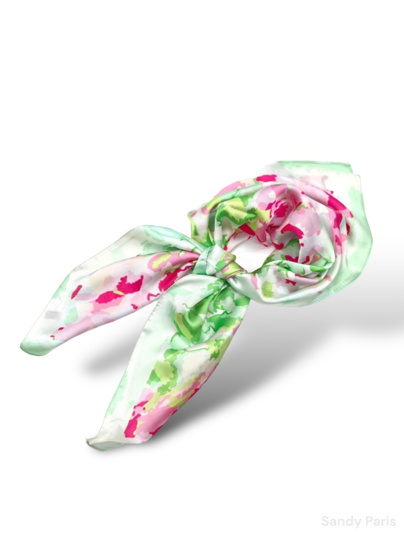 Wholesaler Sandy Paris - Small square printed scarf 70*70
