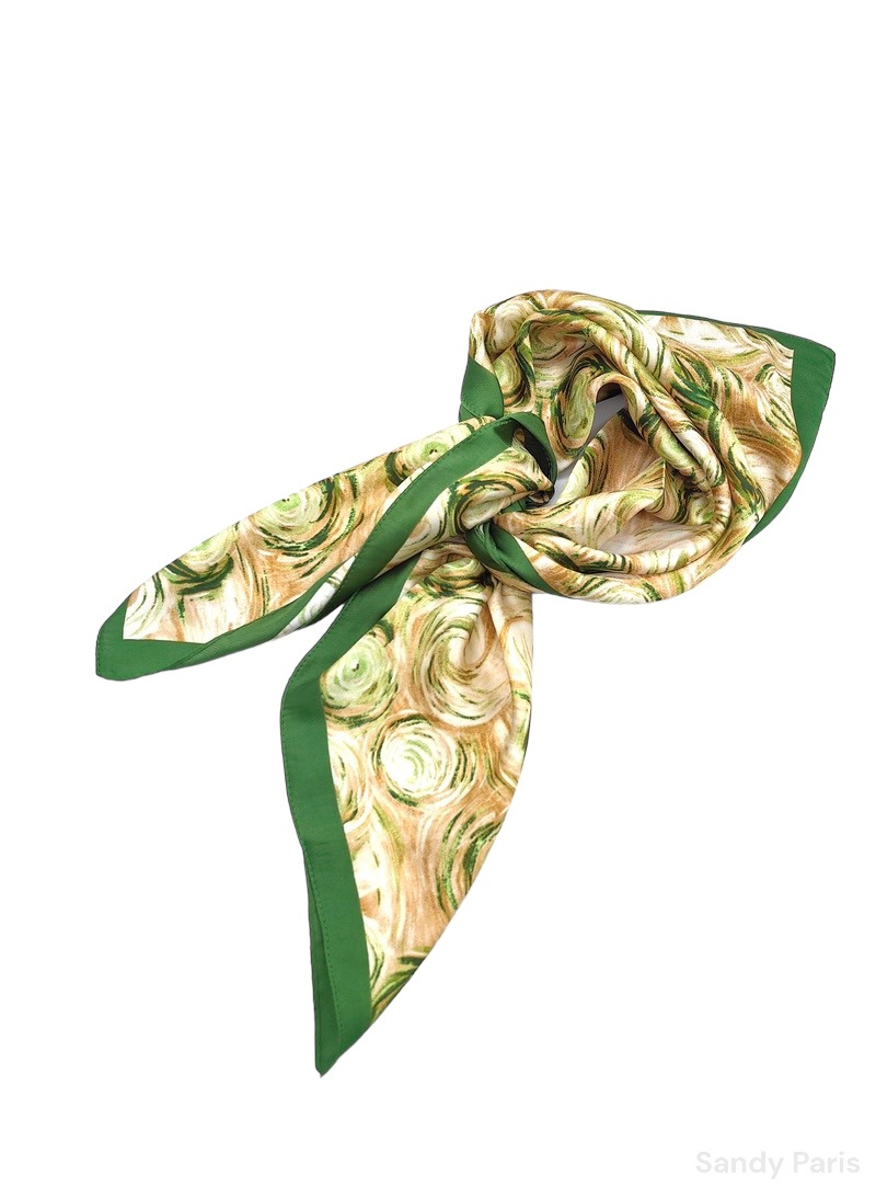 Wholesaler Sandy Paris - Small square printed scarf 70*70