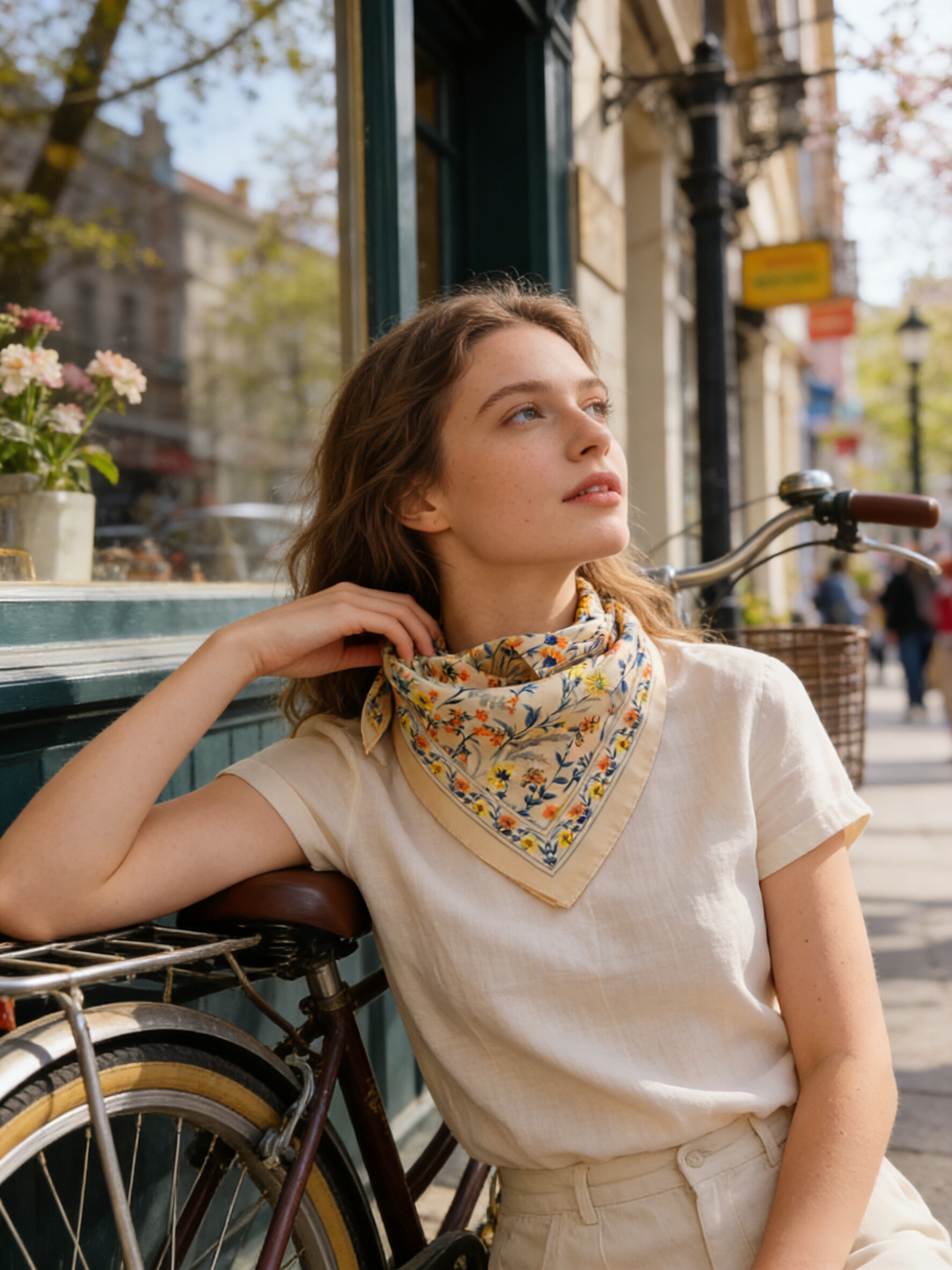 Grossista Sandy Paris - Piccolo foulard stampato