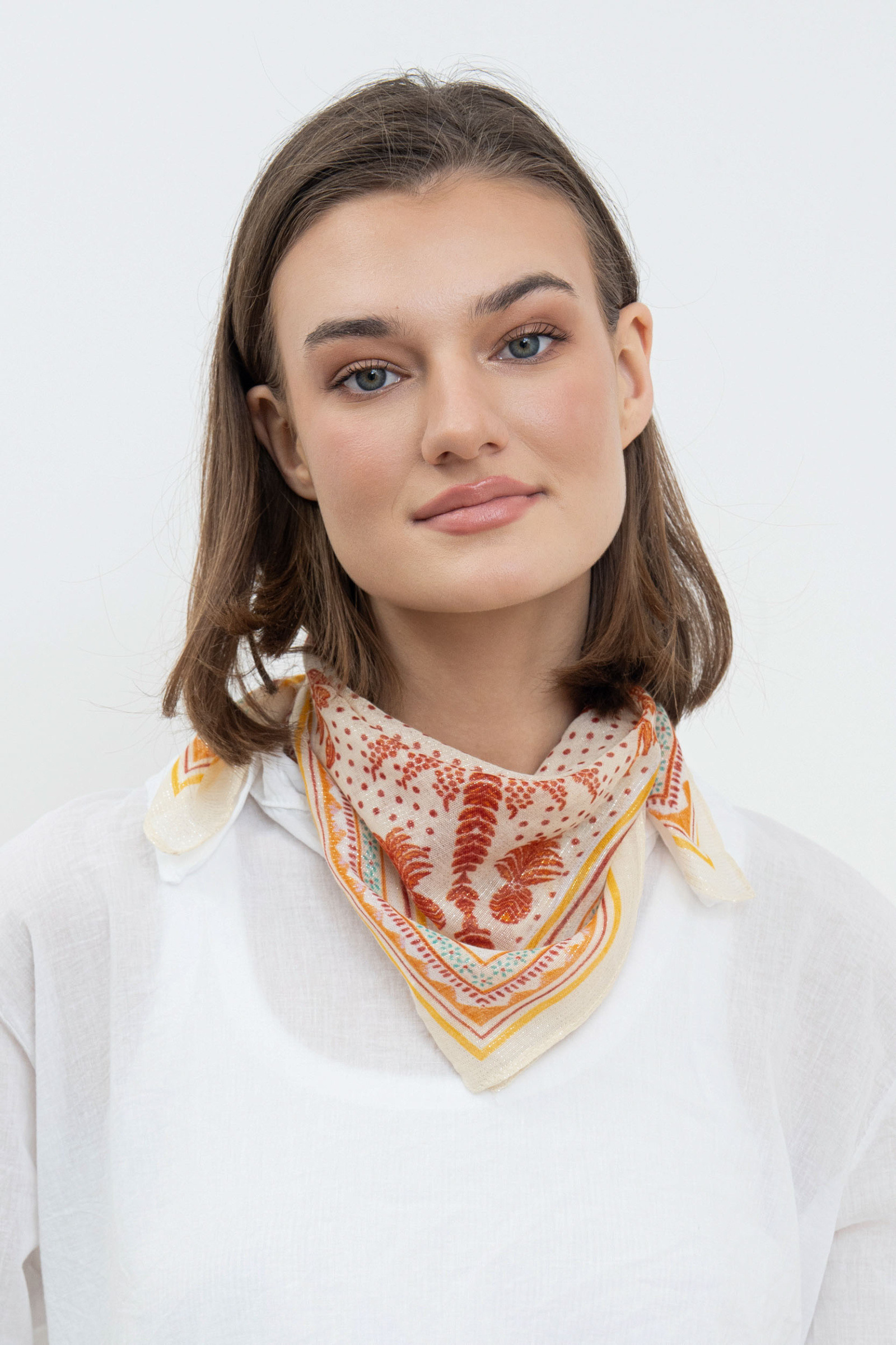 Mayorista Sandy Paris - Pañuelo cuadrado estampado estampado
