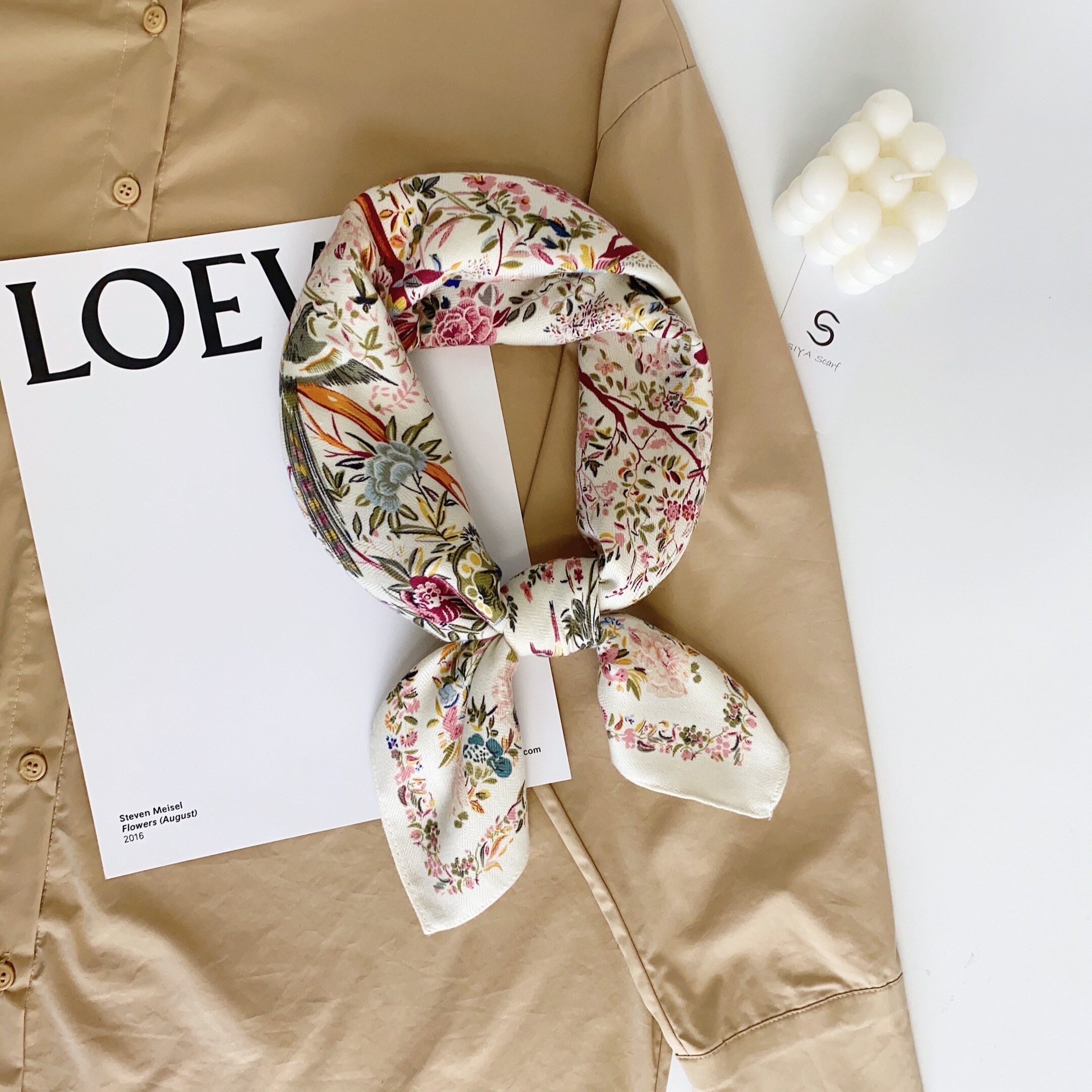 Mayorista Sandy Paris - Pañuelo cuadrado estampado estampado