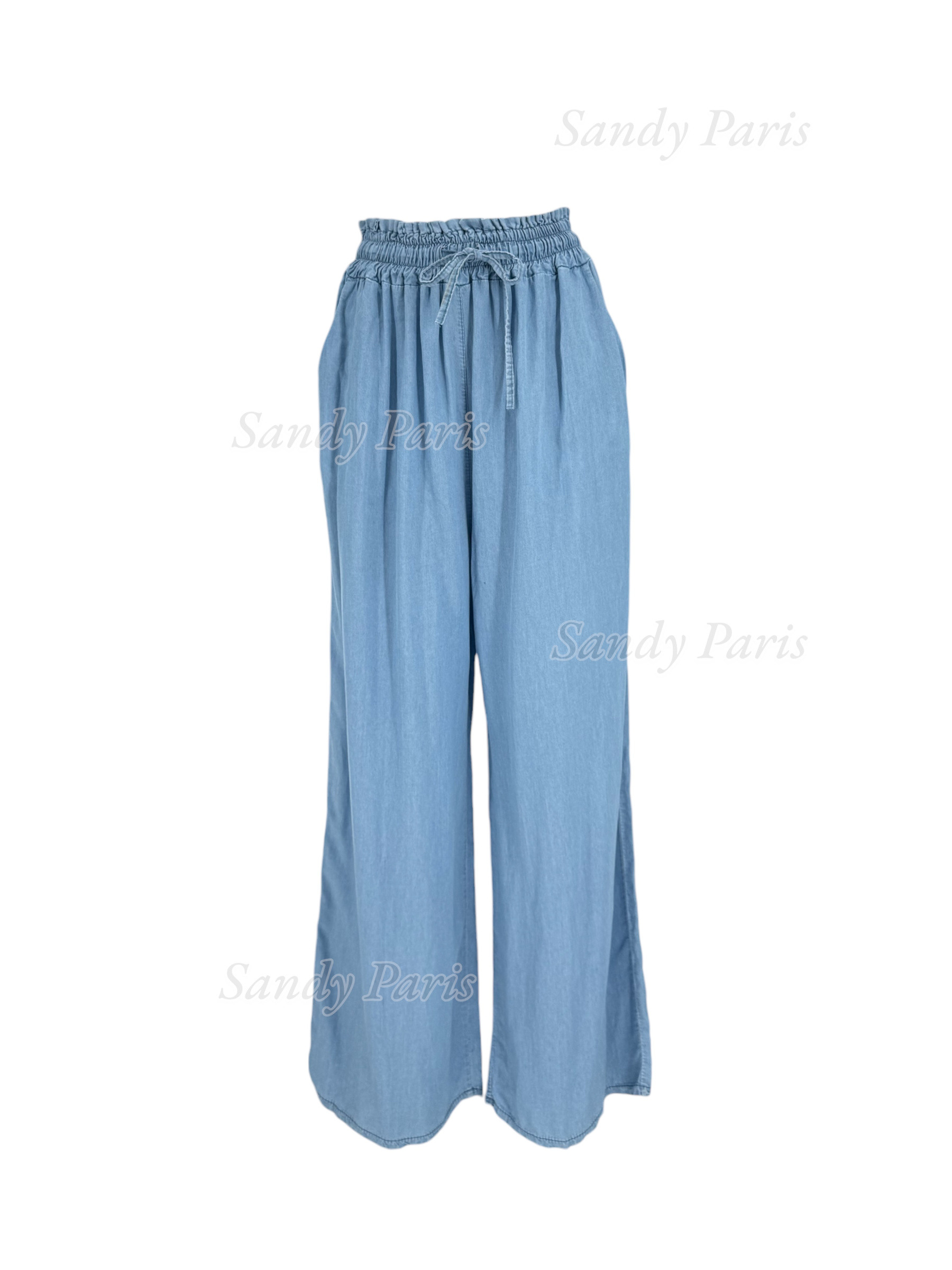 Grossista Sandy Paris - Pantaloni fluidi in lyocell