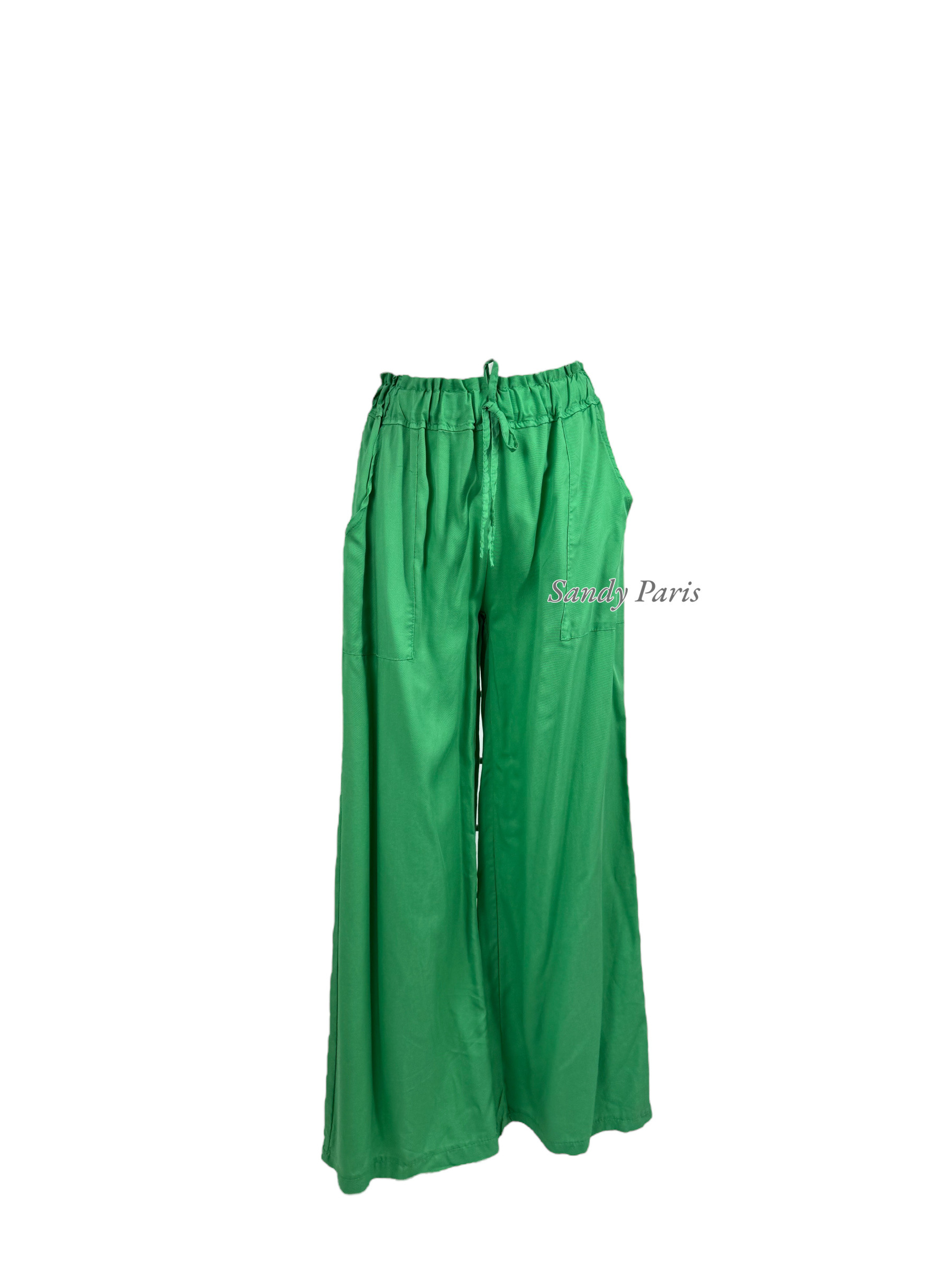 Großhändler Sandy Paris - Weite Lyocell-Hose – Eleganz und Fließend