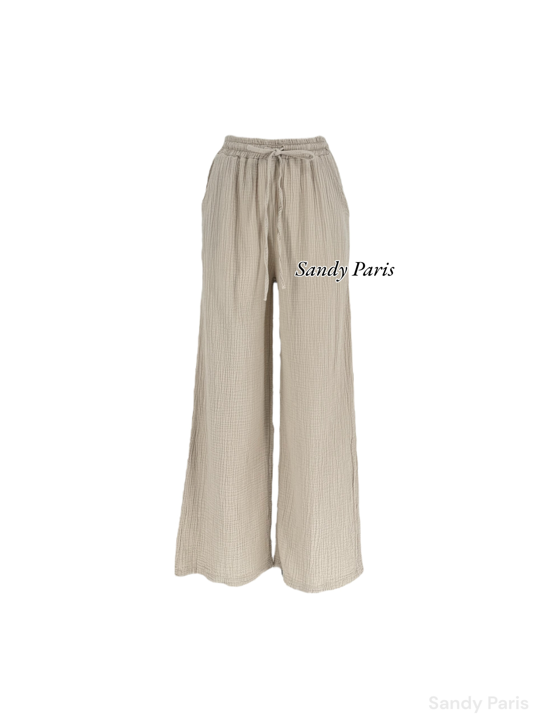 Wholesaler Sandy Paris - ? Large cotton pants gasel ?
