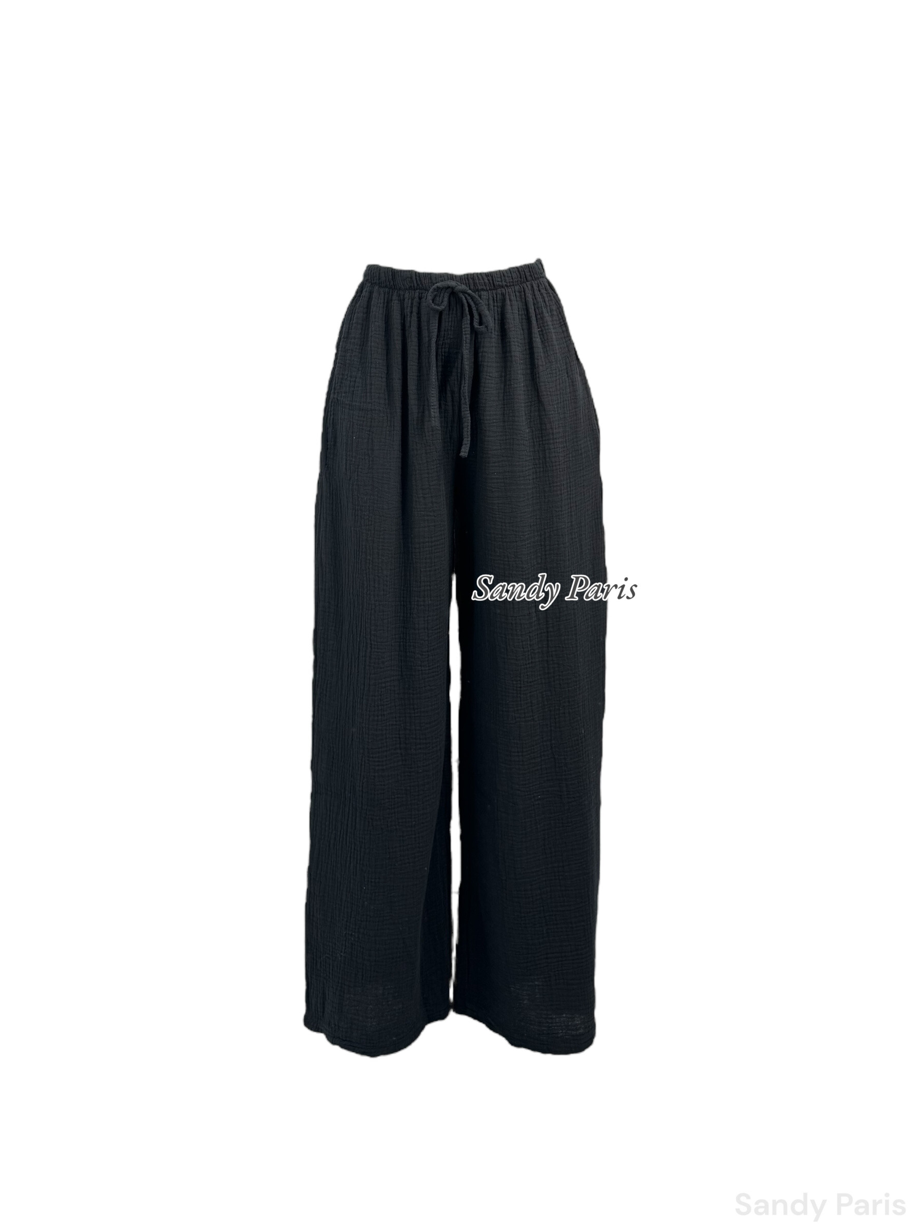 Wholesaler Sandy Paris - Gaze cotton pants - Elegance and light comfort