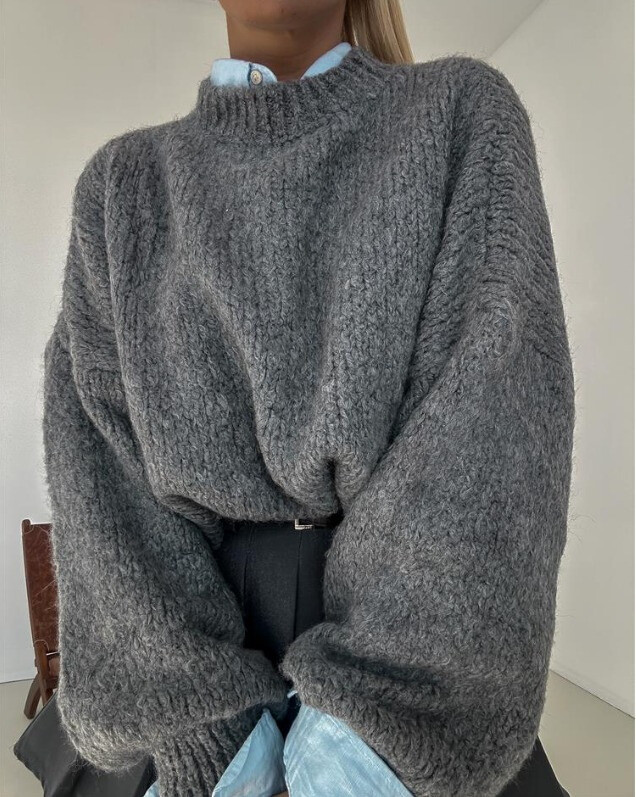 Wholesaler Sandy Paris - collared sweater with wool