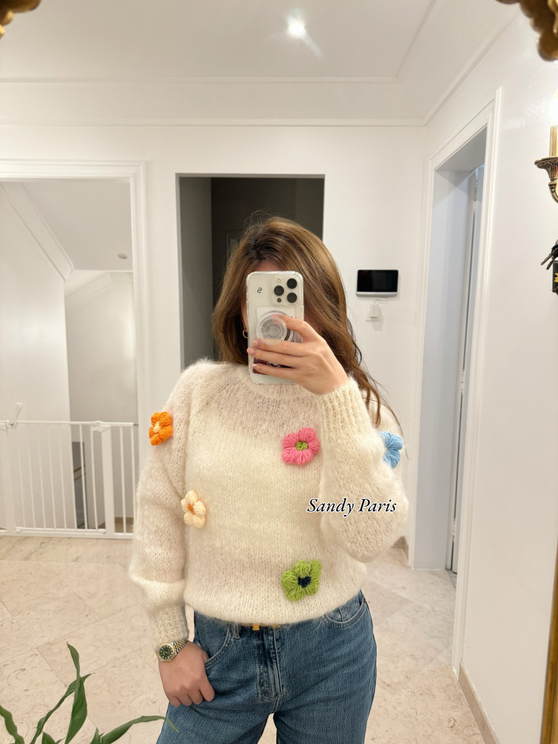 Wholesaler Sandy Paris - Cardigan in 70% Mohair and 20% Wool