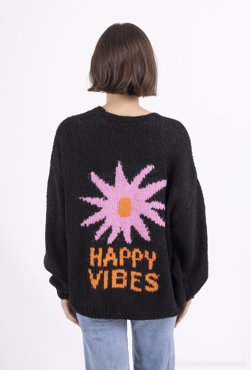 Großhändler Sandy Paris - Übergroßer „Smile“-Pullover – Komfort und lässiger Stil