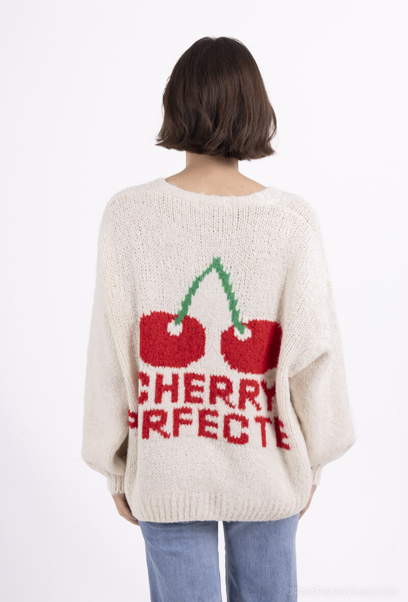 Großhändler Sandy Paris - Übergroßer „Smile“-Pullover – Komfort und lässiger Stil