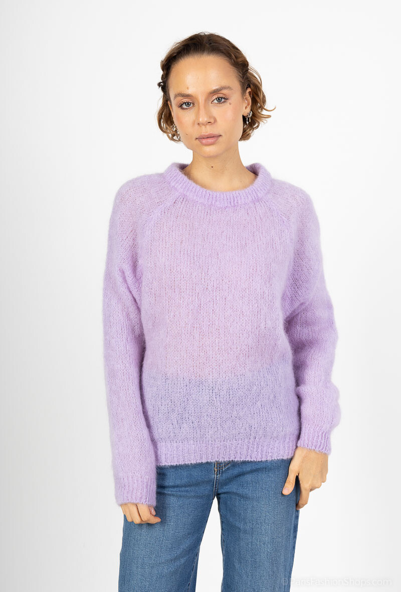 Großhändler Sandy Paris - Weicher, flauschiger Pullover aus 80 % Mohair