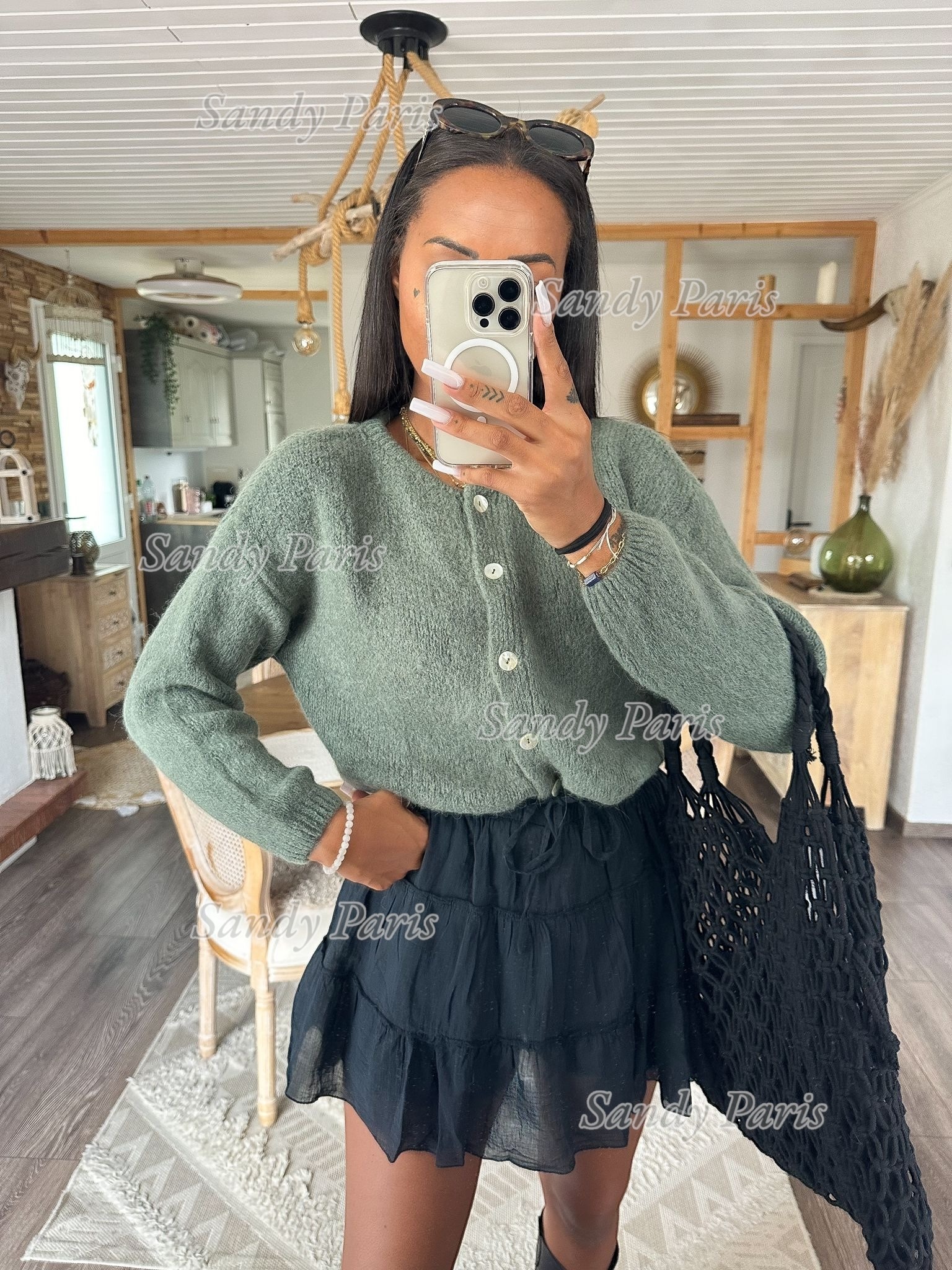 Grossiste Sandy Paris - Pull en maille douce avec 30% alpaga – Sandy Paris