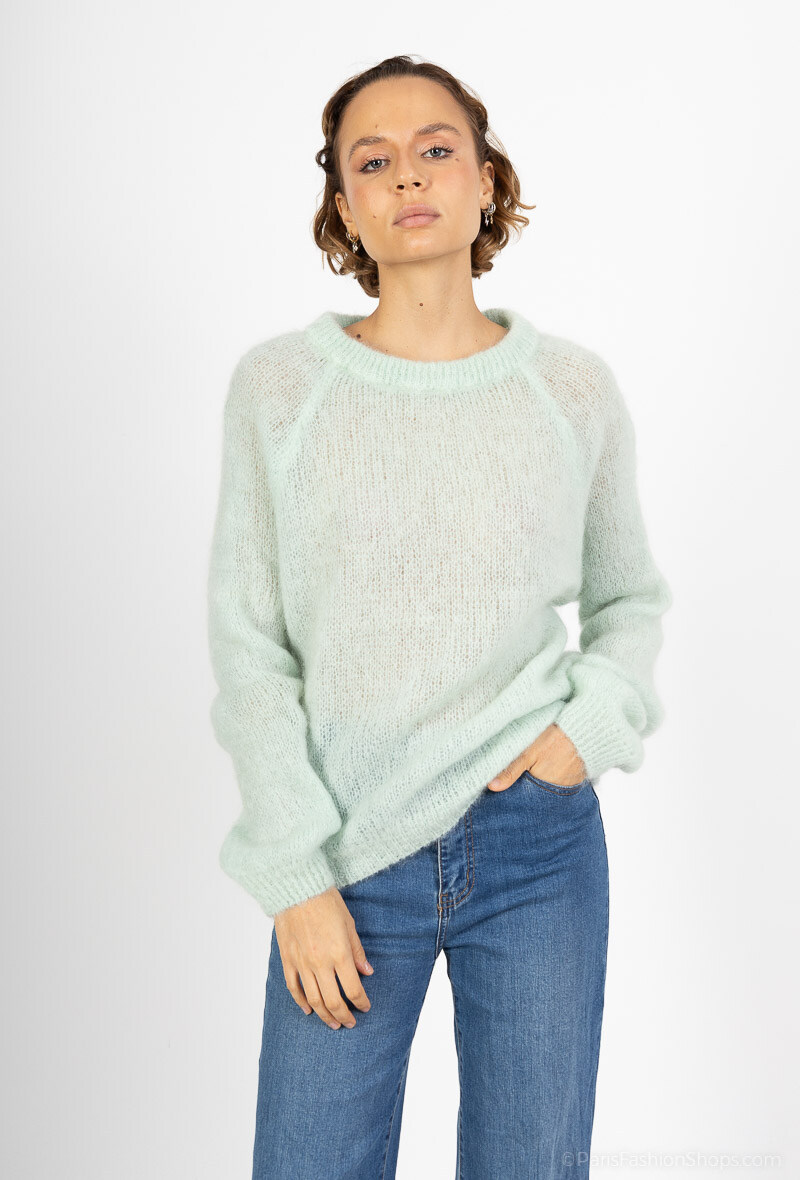 Grossiste Sandy Paris - Pull en 80% mohair - Sandy Paris