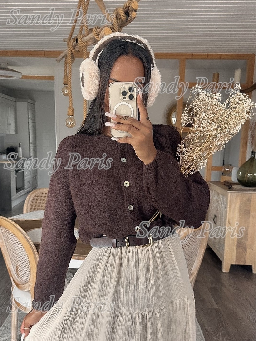 Wholesaler Sandy Paris - Soft knit sweater with alpaca – Sandy Paris