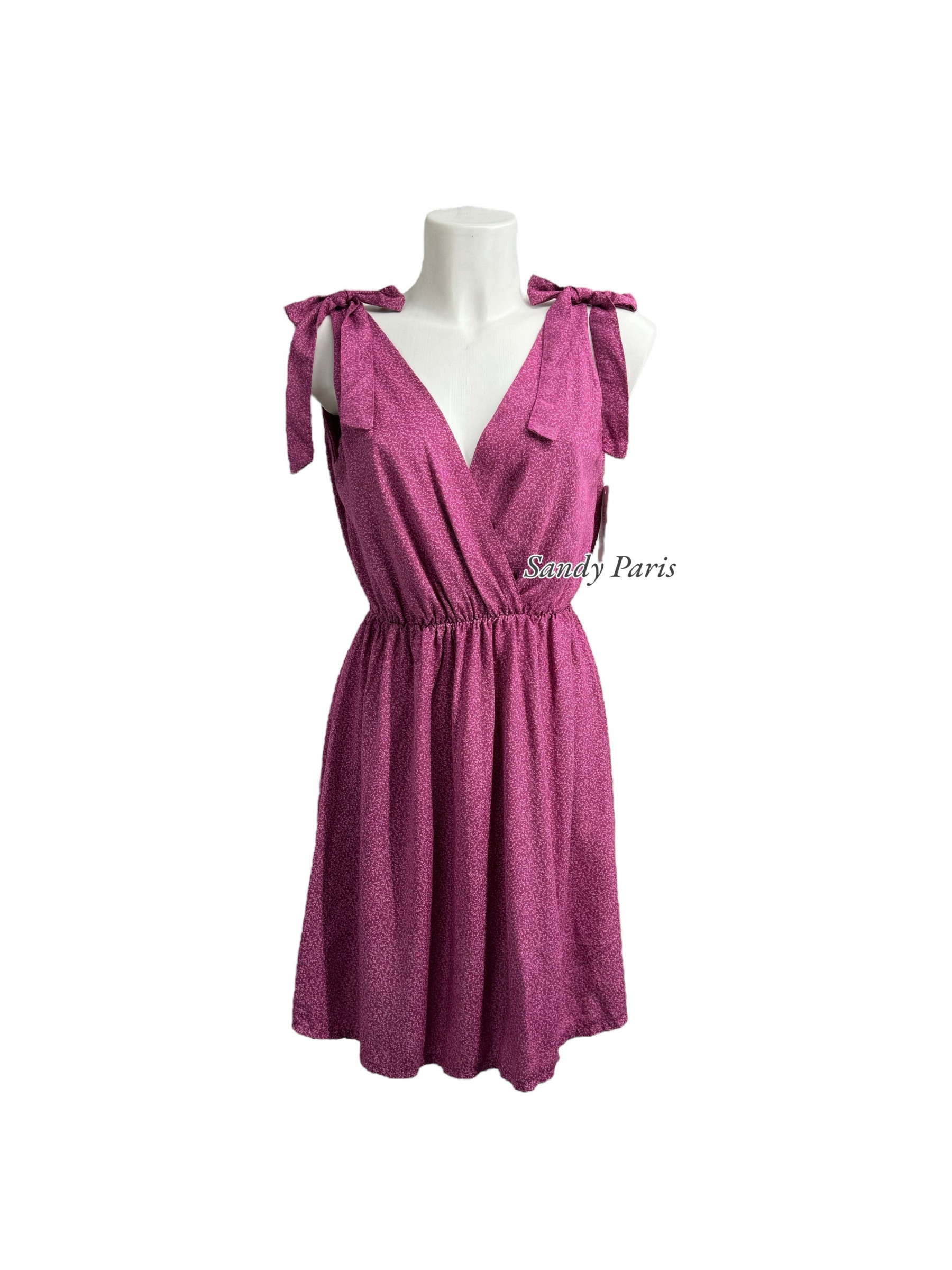 Mayorista Sandy Paris - Vestido con estampado tencel/lyocell
