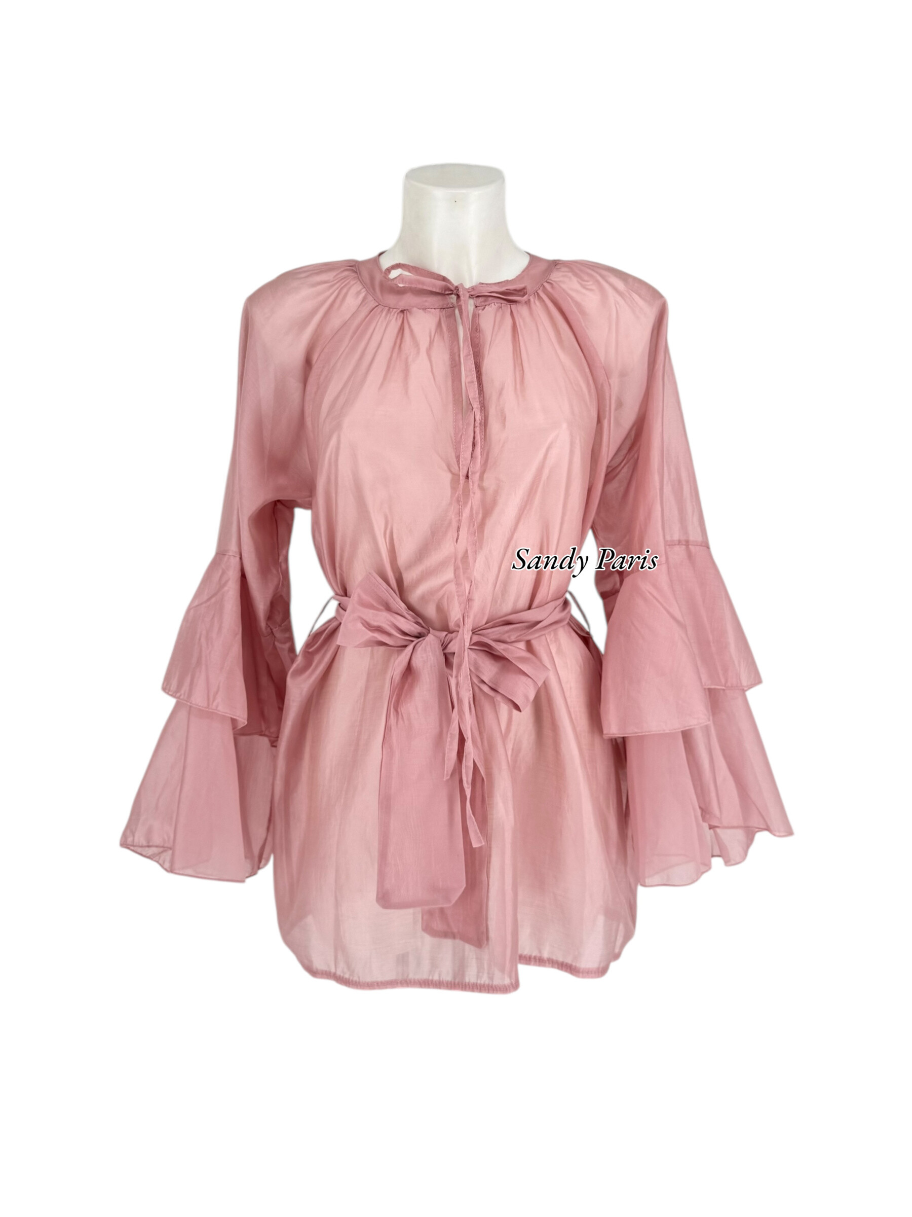 Wholesaler Sandy Paris - Light Lyocell Fluid Dress - Elegance and Lightness