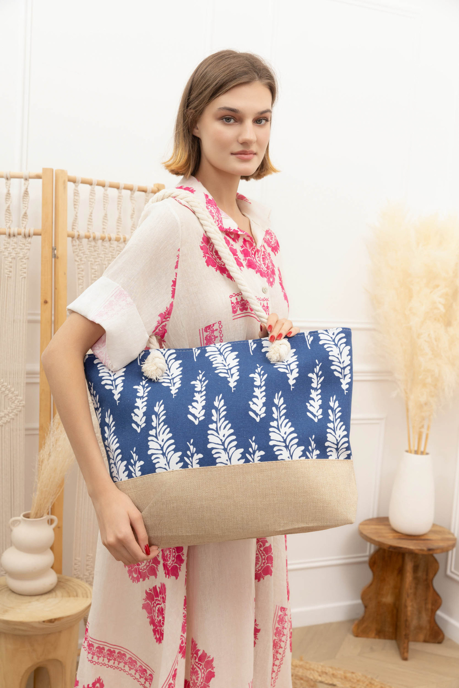 Mayorista Sandy Paris - Bolsa de lugar trenzada