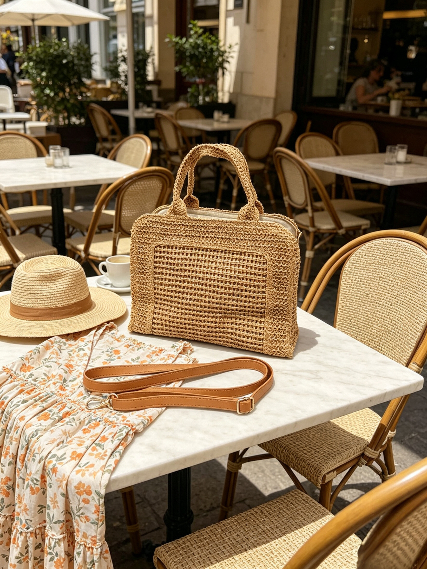 Grossista Sandy Paris - Borsa a tracolla intrecciata