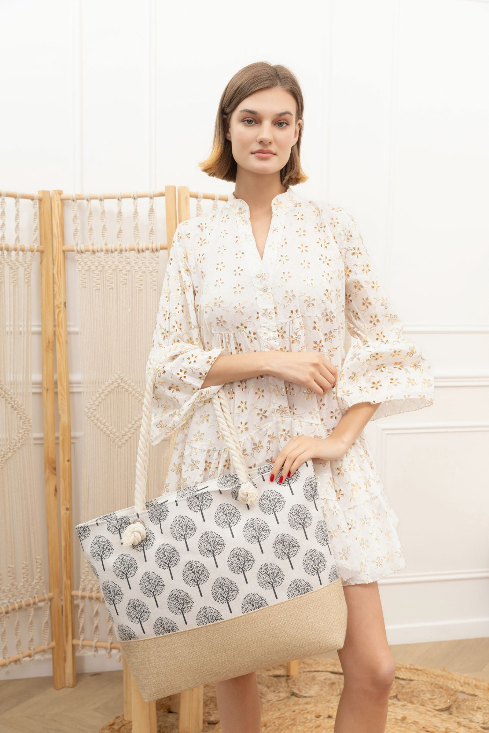 Mayorista Sandy Paris - Bolsa de lugar trenzada