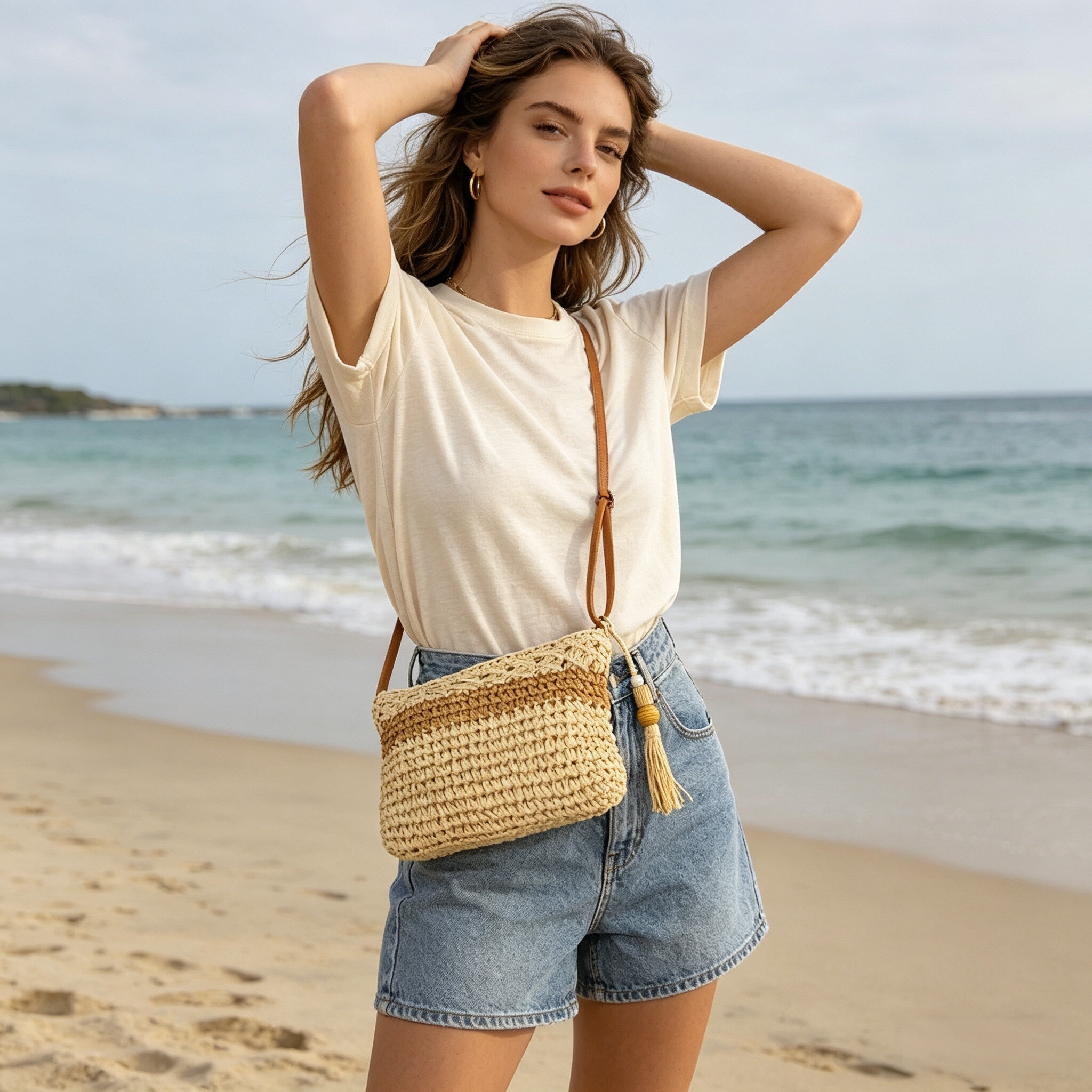 Mayorista Sandy Paris - Bolsa de lugar trenzada