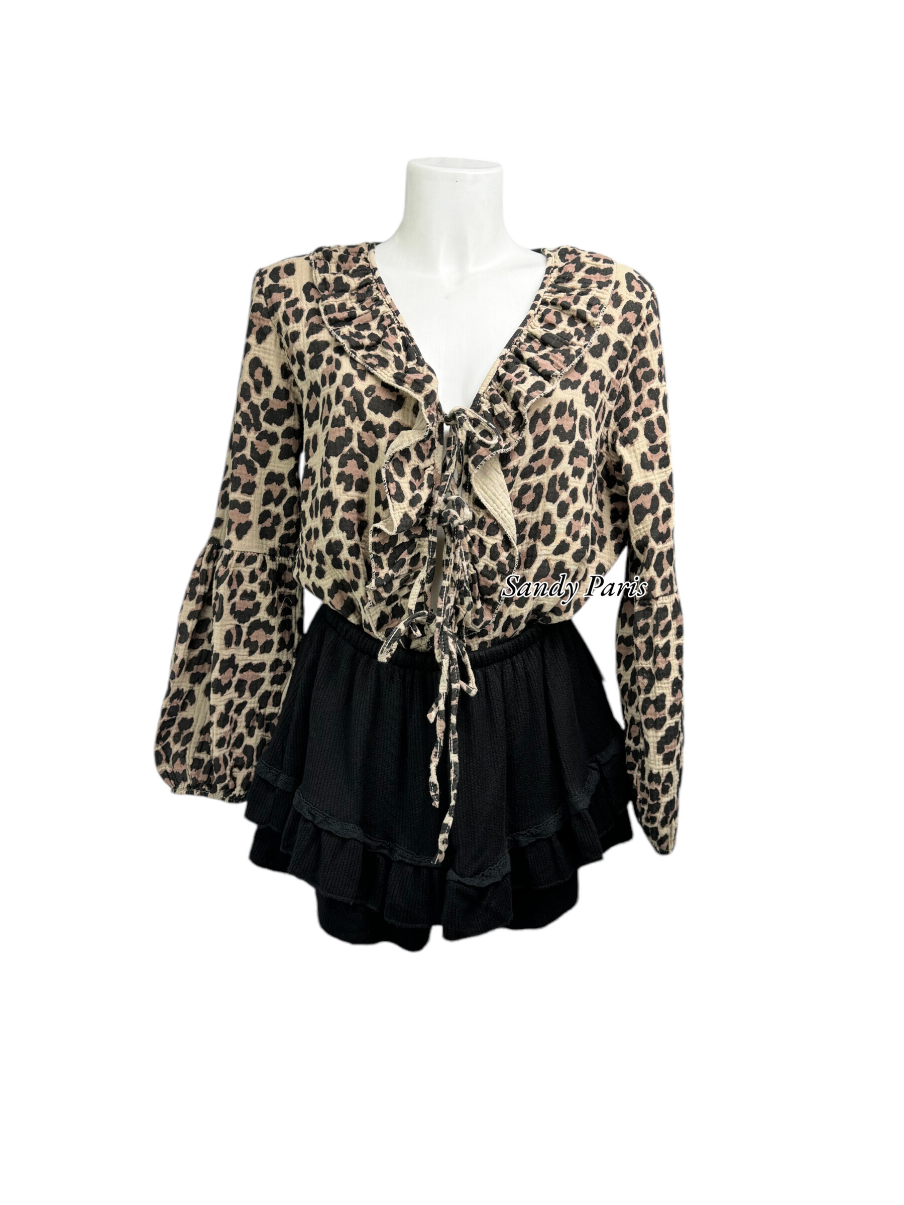 Grossista Sandy Paris - Gonna a maglia arruffato di sabbia paris