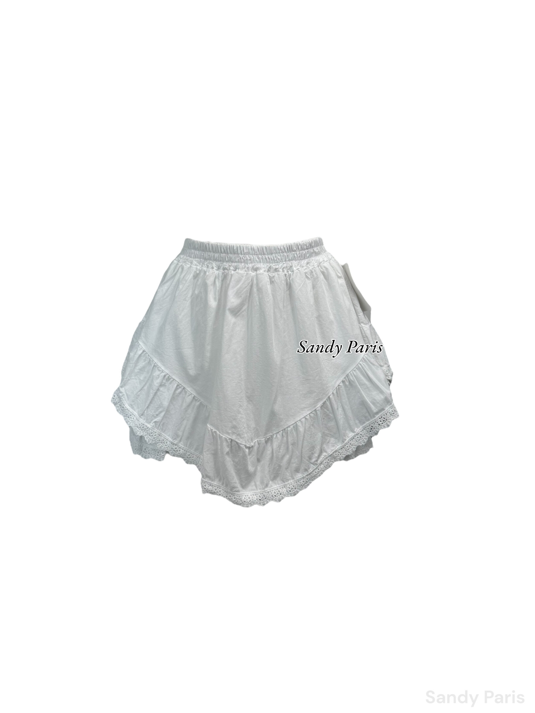 Wholesaler Sandy Paris - Flounced cotton skort Sandy Paris