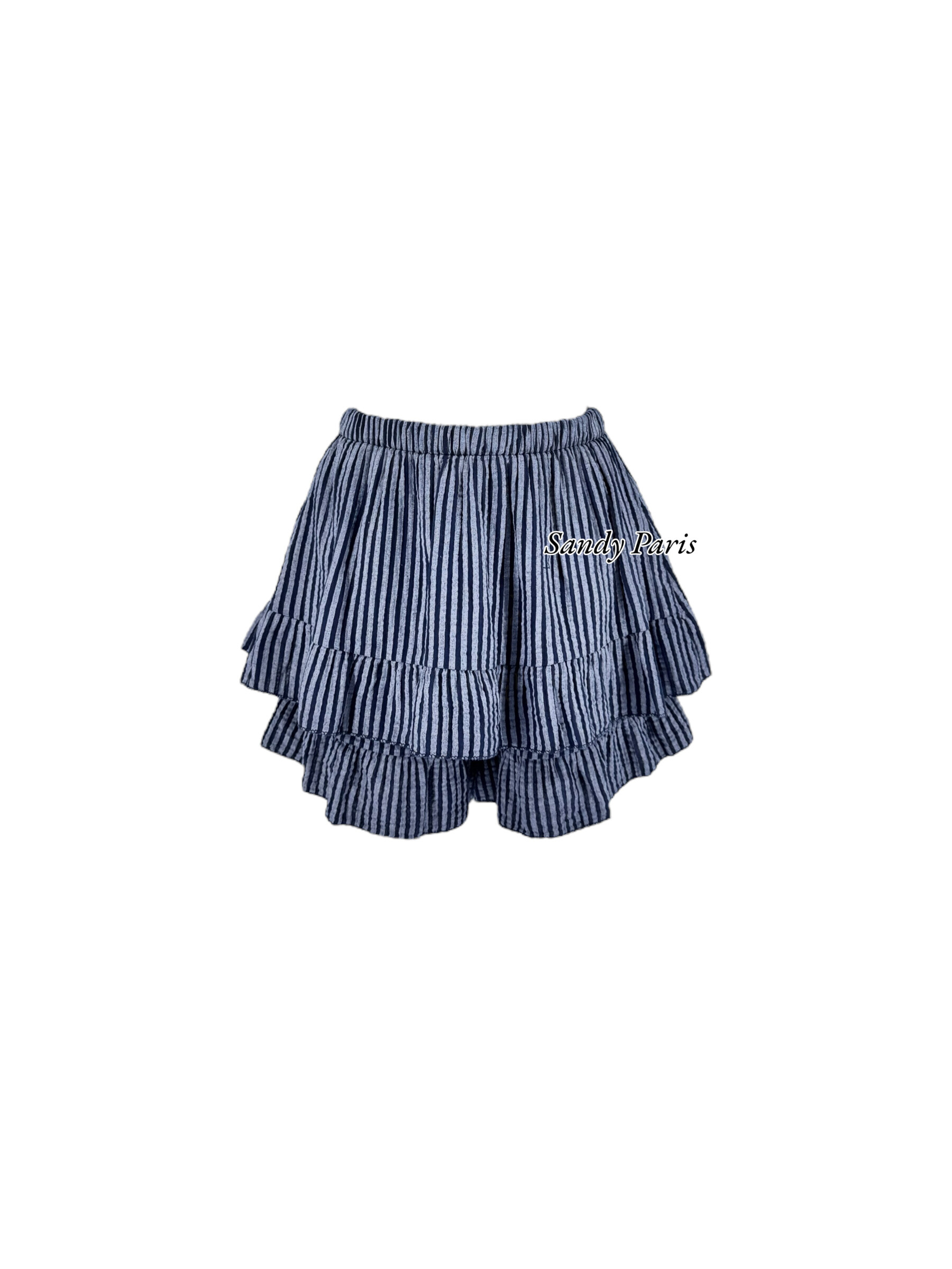 Wholesaler Sandy Paris - Striped gauz cotton skirt