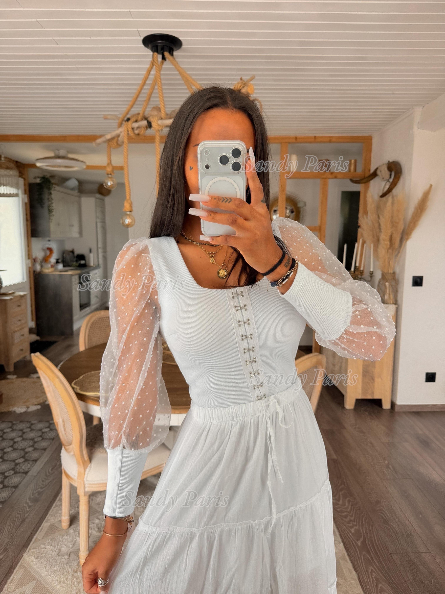Großhändler Sandy Paris - Top mit Puffärmeln