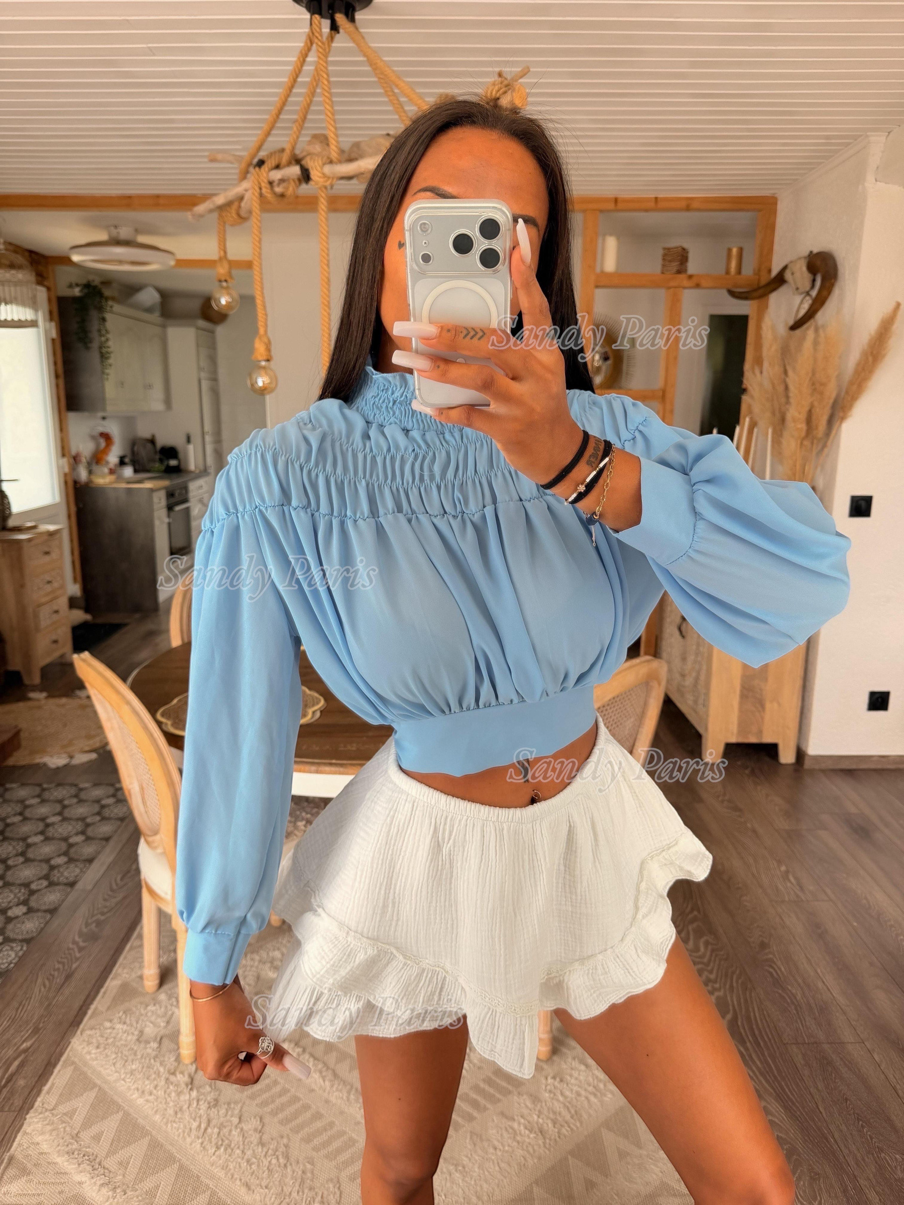 Großhändler Sandy Paris - Geraffte Bluse