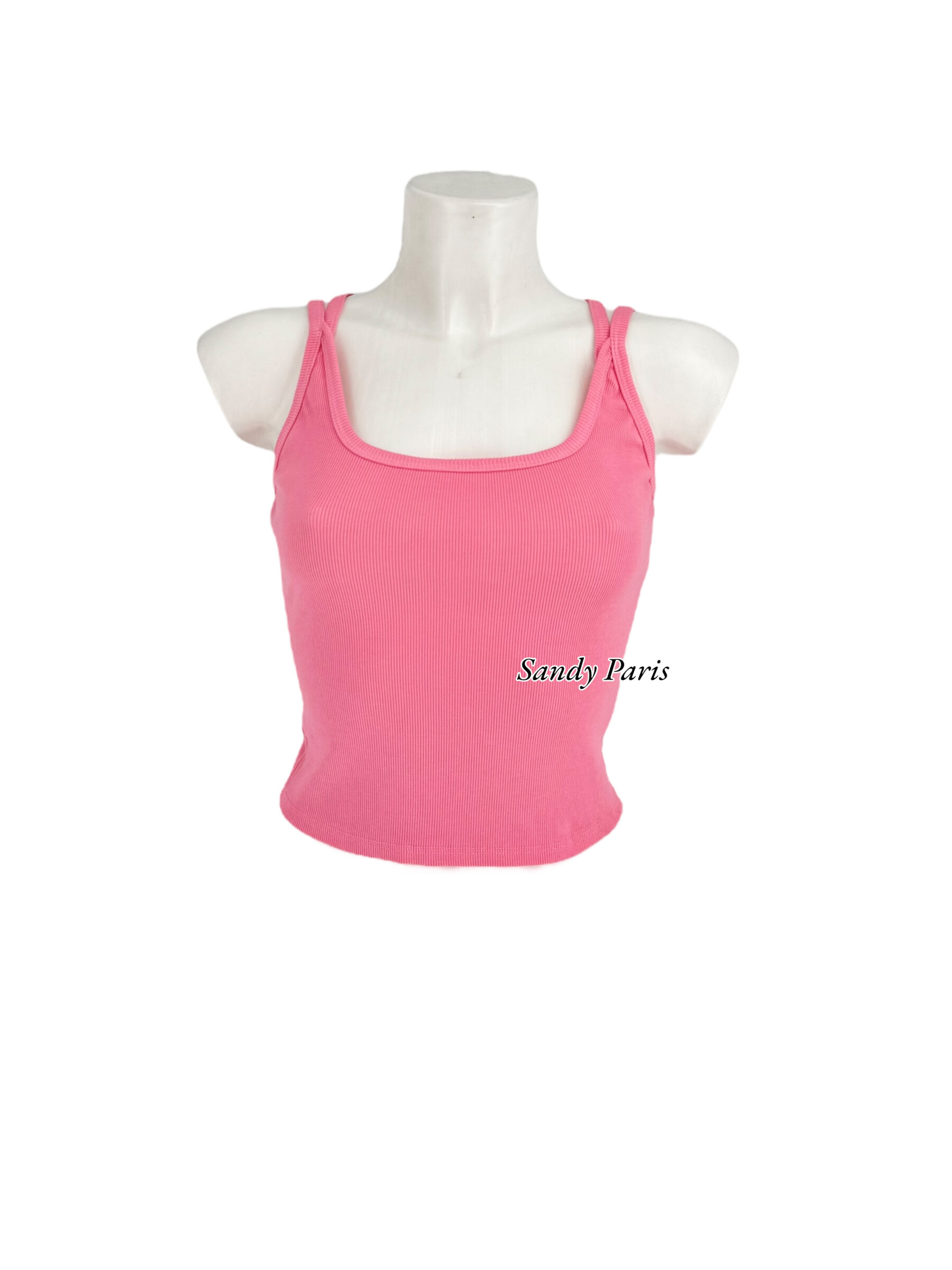 Wholesaler Sandy Paris - Ribbed top with Crusaders Stretch Cotton Back