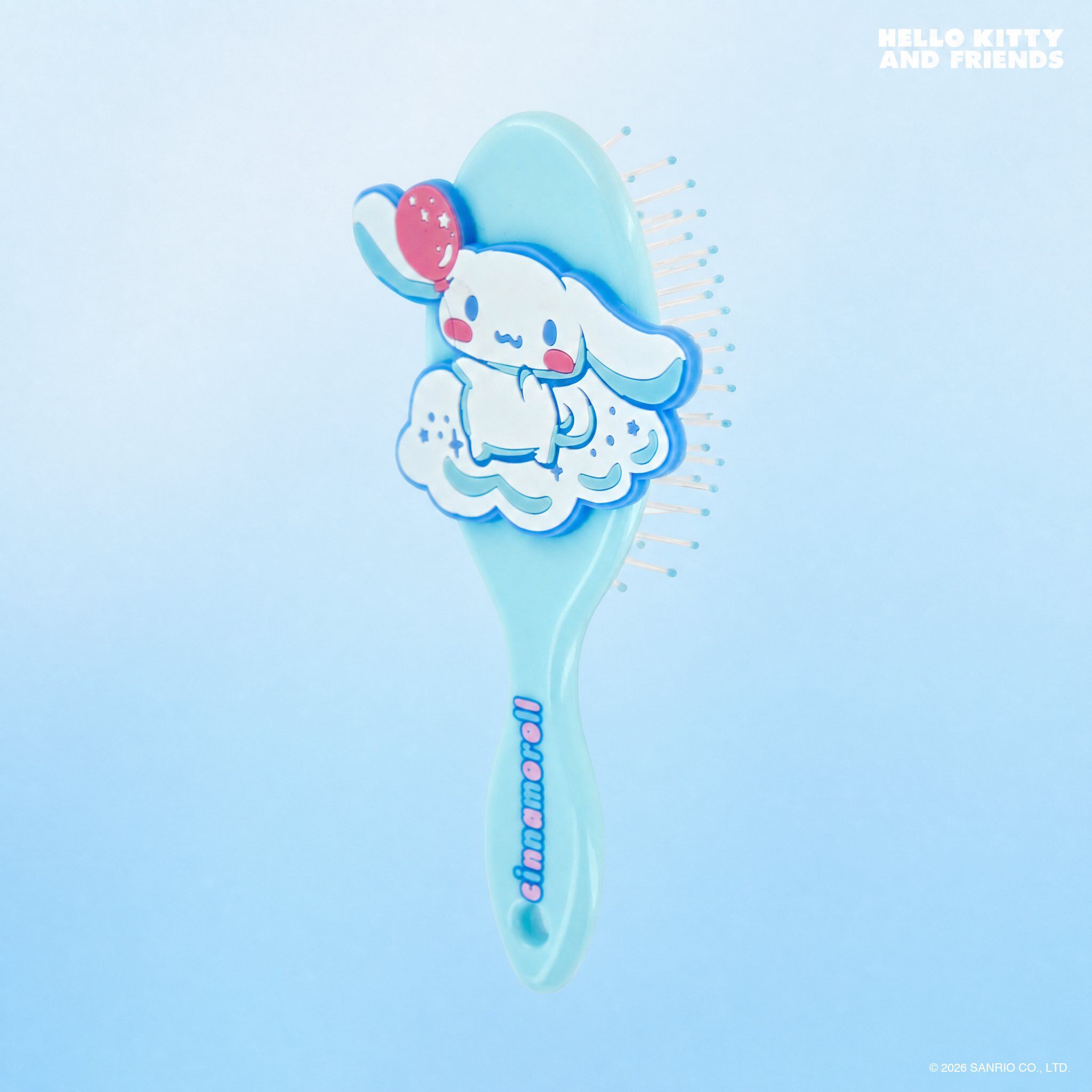 Großhändler Sanrio - Cinnamoroll Sanrio Haarbürste – Blaue Pneumatik-Entwirrbürste für Kinder