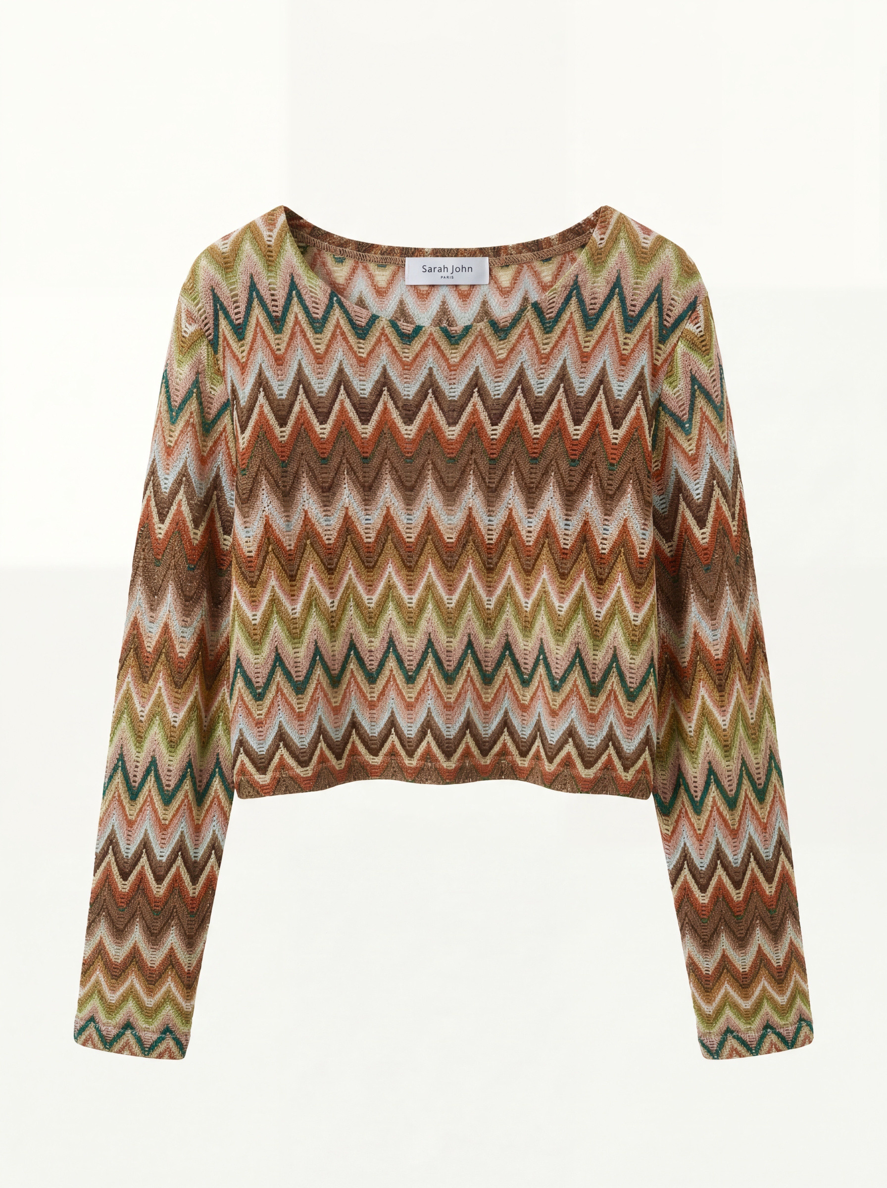 Grossiste Sarah John - Blouse maille crochet