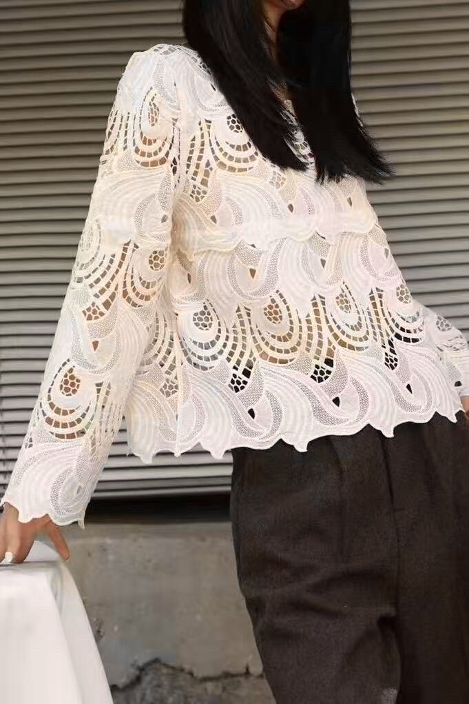 Mayorista Sarah John - Blusa de crochet