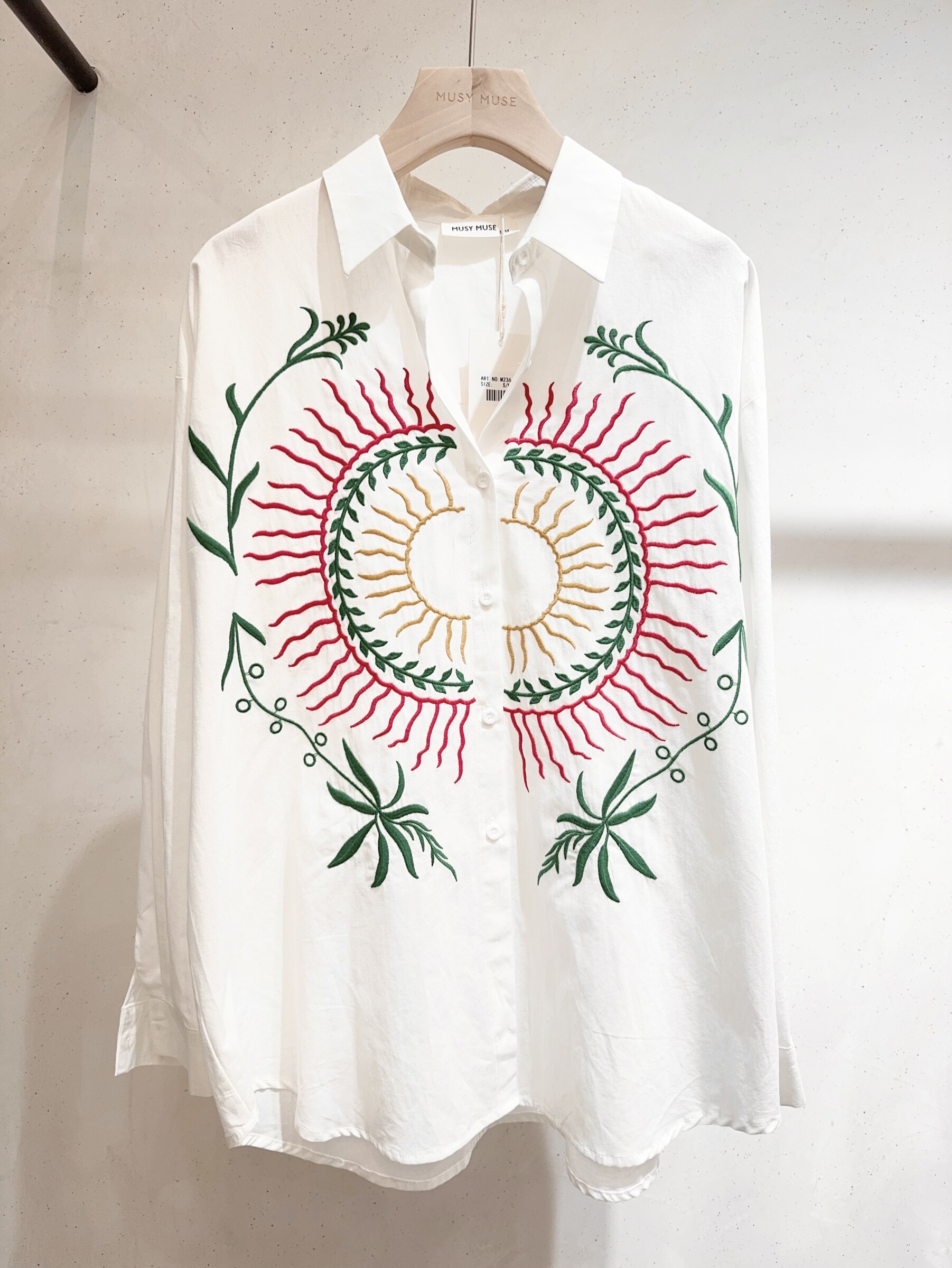 Mayorista SARAH JOHN - Camisa bordada