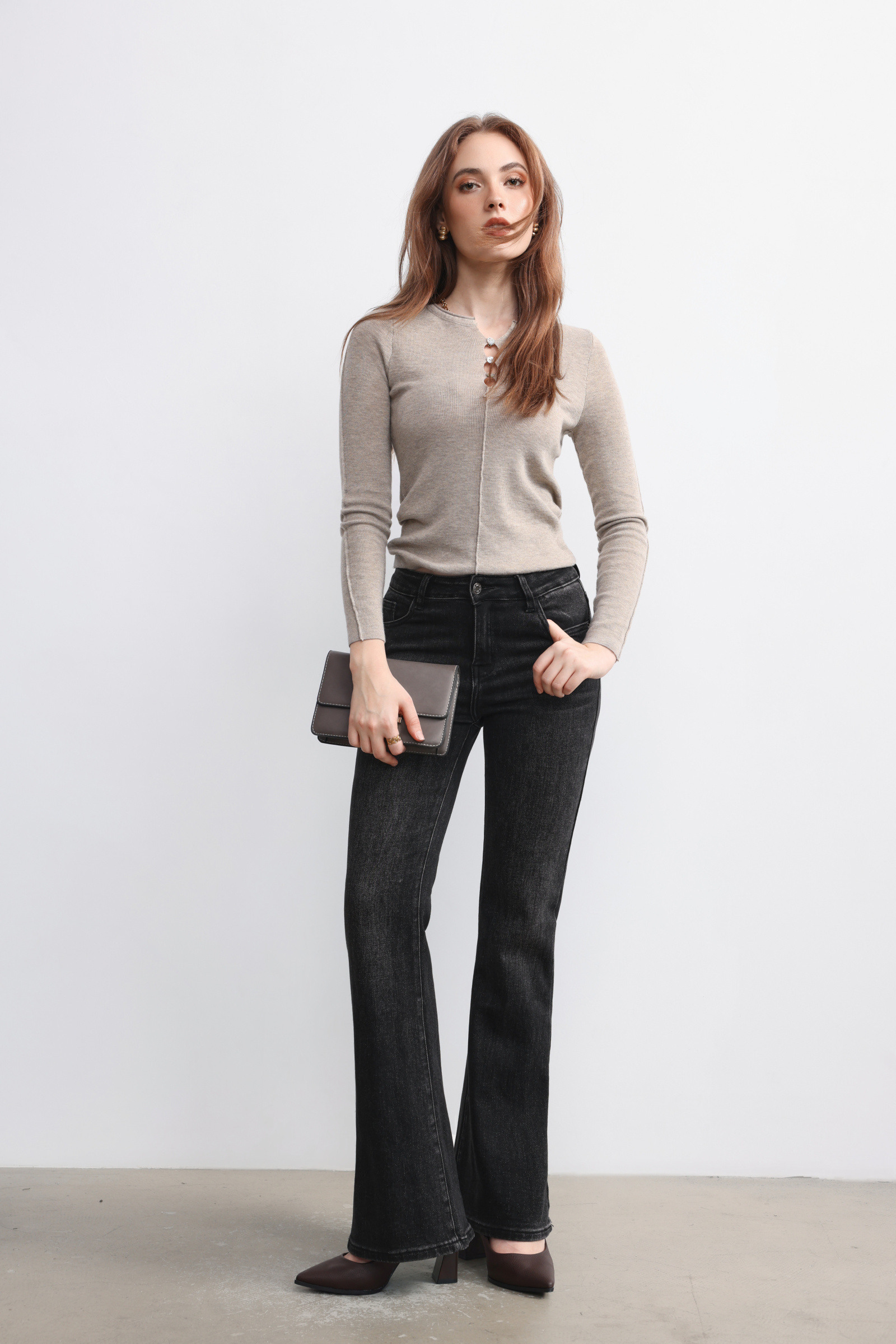 Wholesaler Sarah John - Sequin bootcut jeans