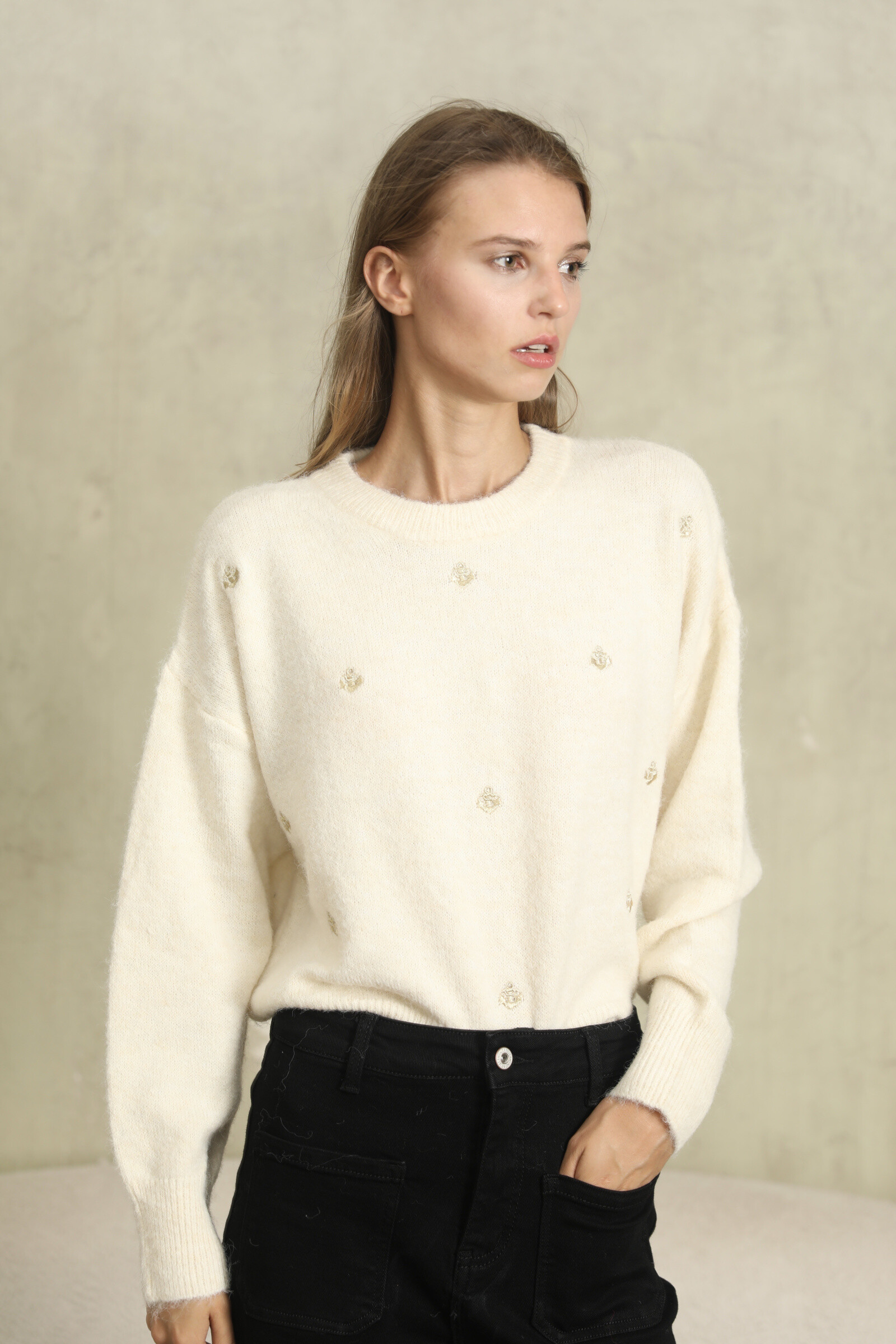Mayorista SARAH JOHN - Jersey con estampado bordado