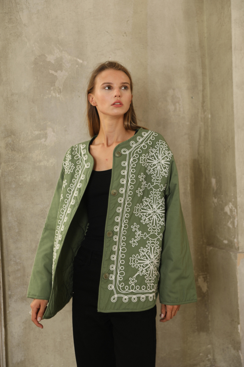 Mayorista SARAH JOHN - Chaqueta acolchada con bordado